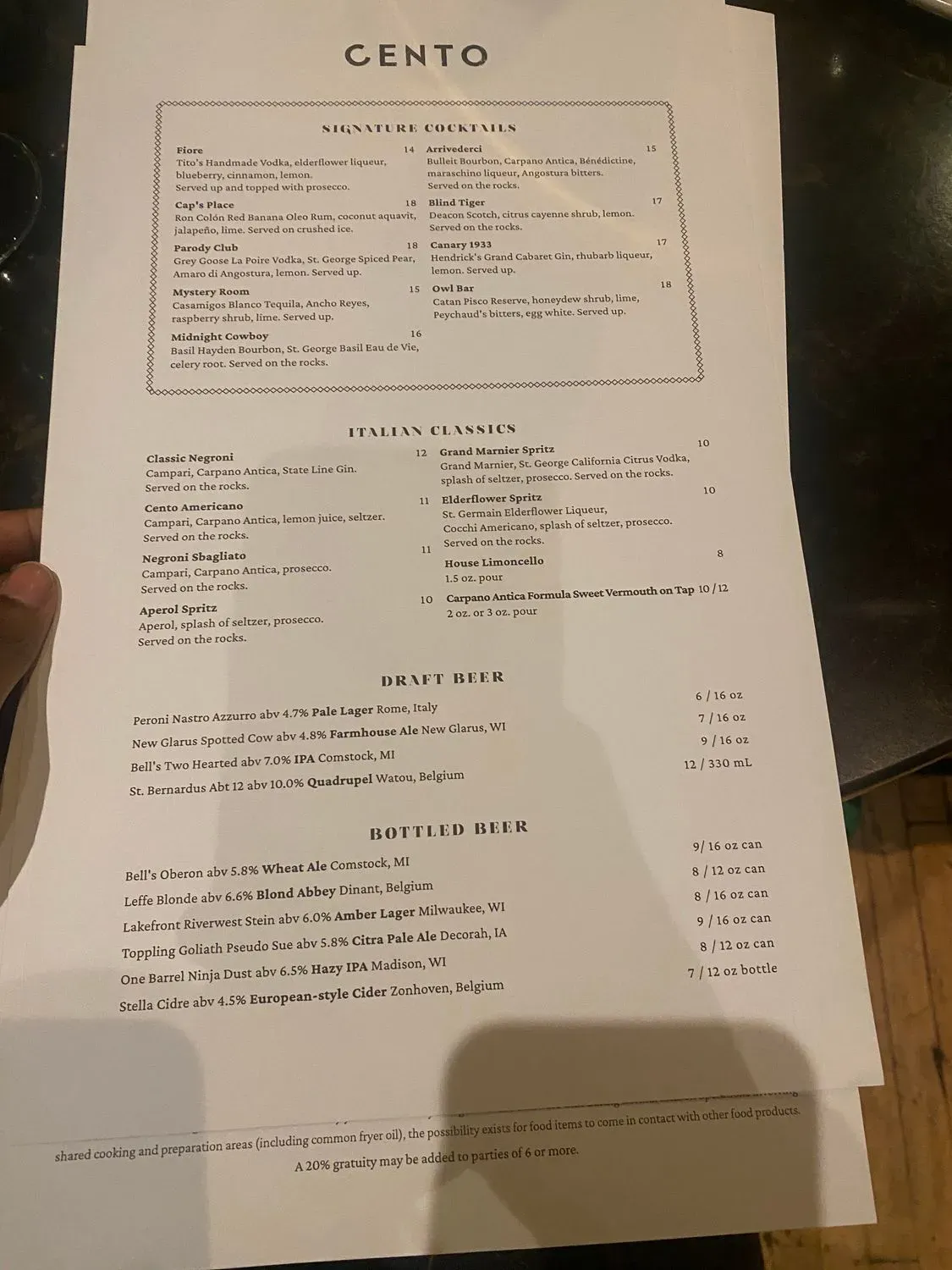 Menu 2