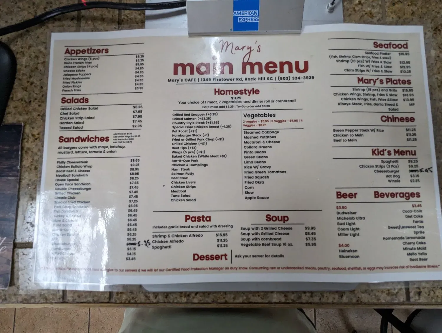 Menu 3