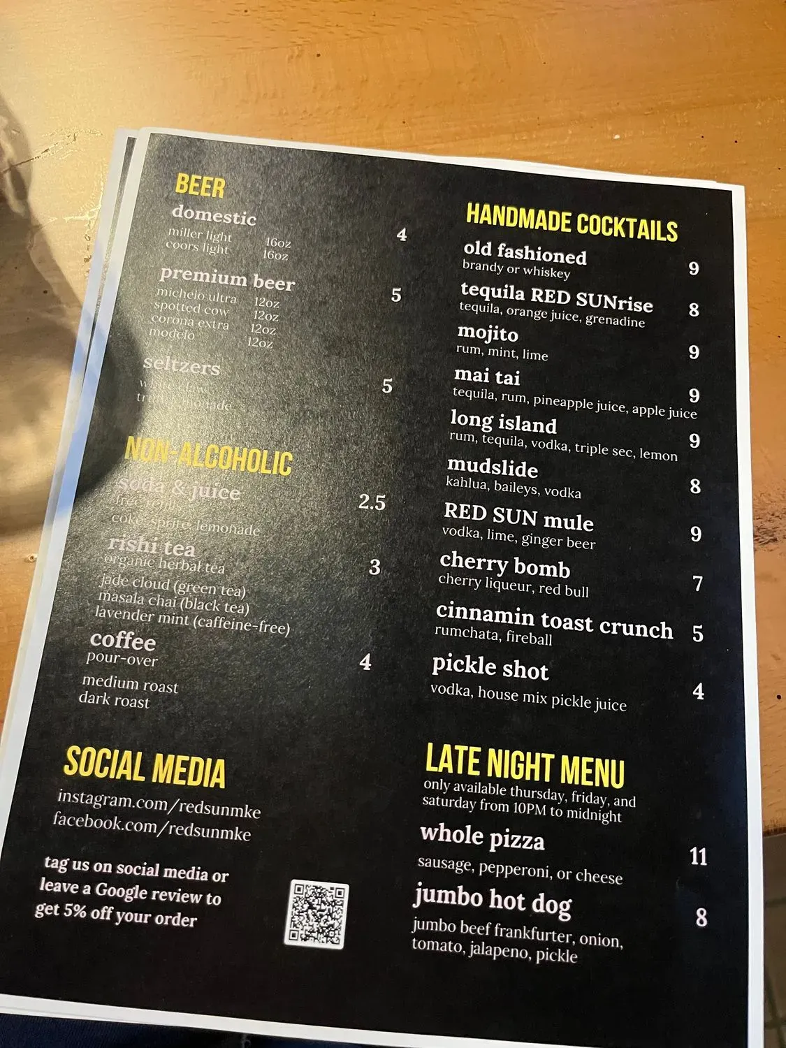 Menu 4