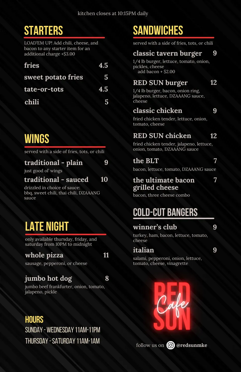 Menu 2