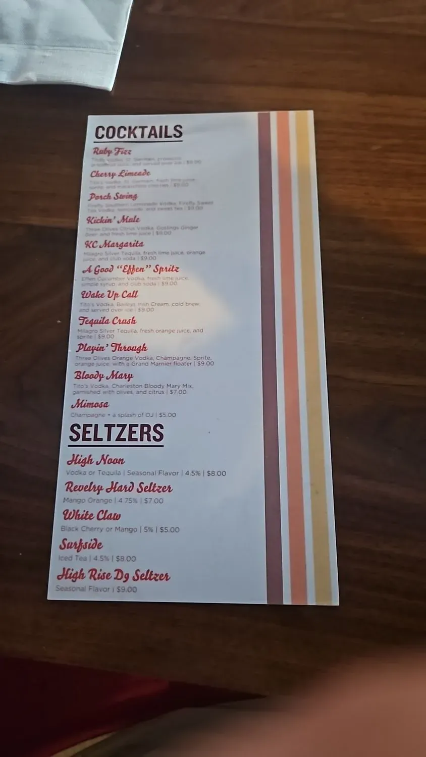 Menu 4