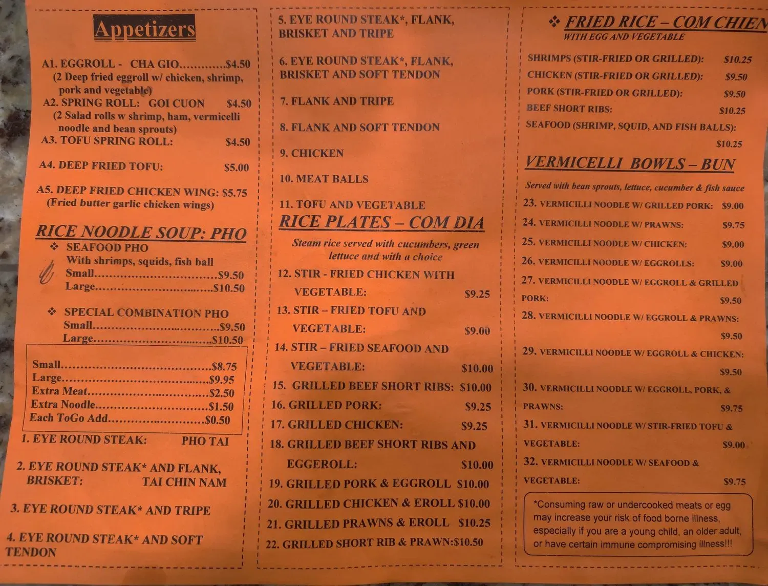 Menu 5