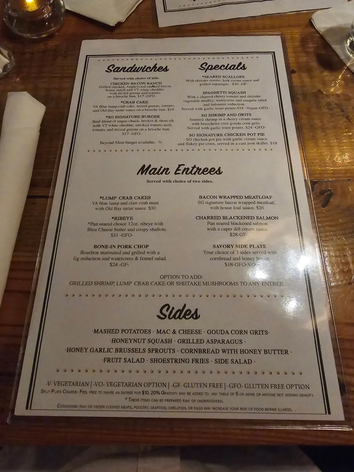 Menu 4