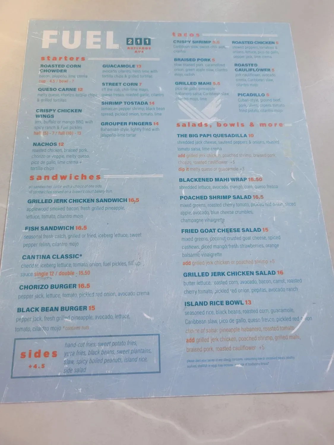 Menu 3