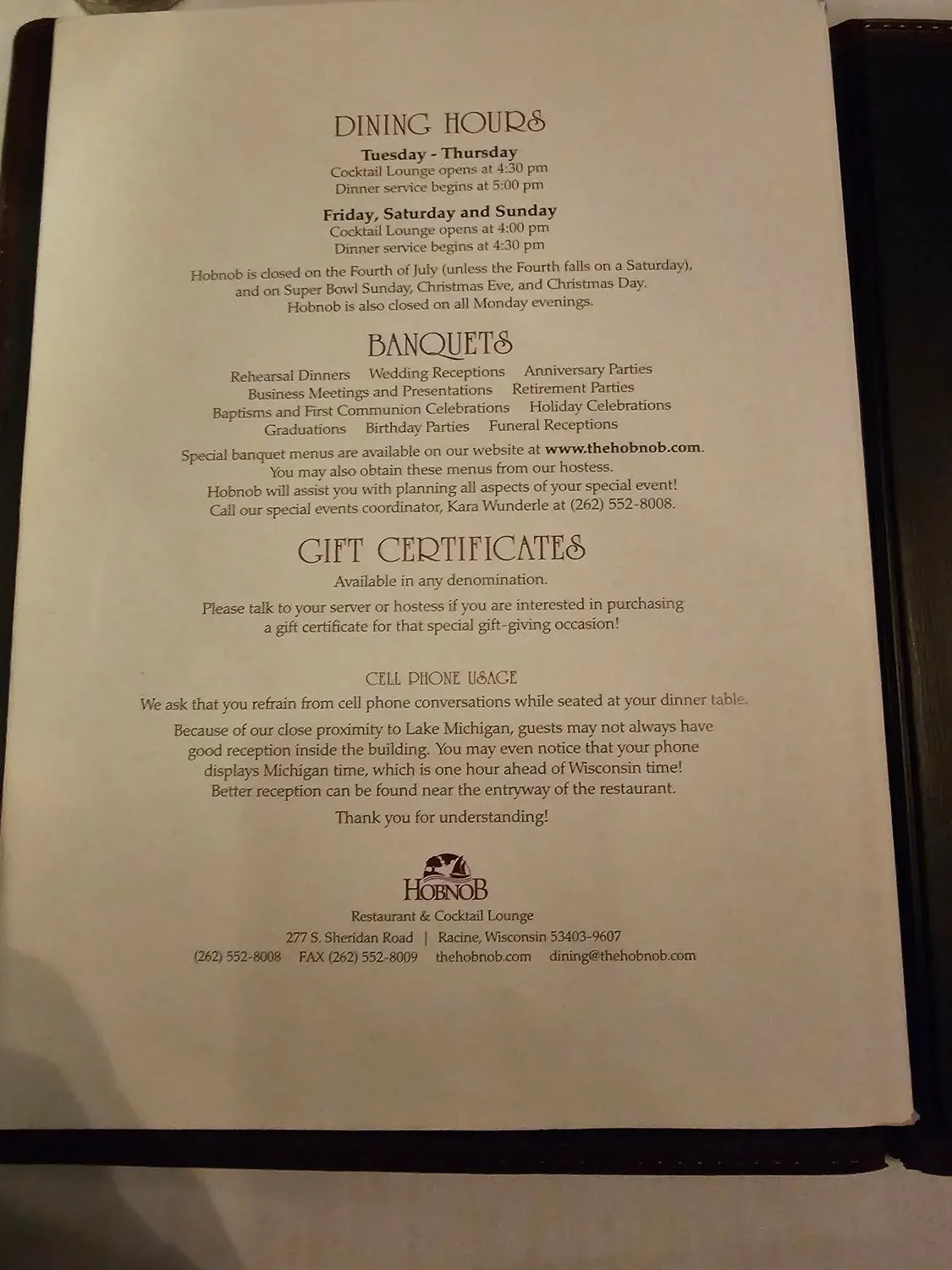 Menu 6