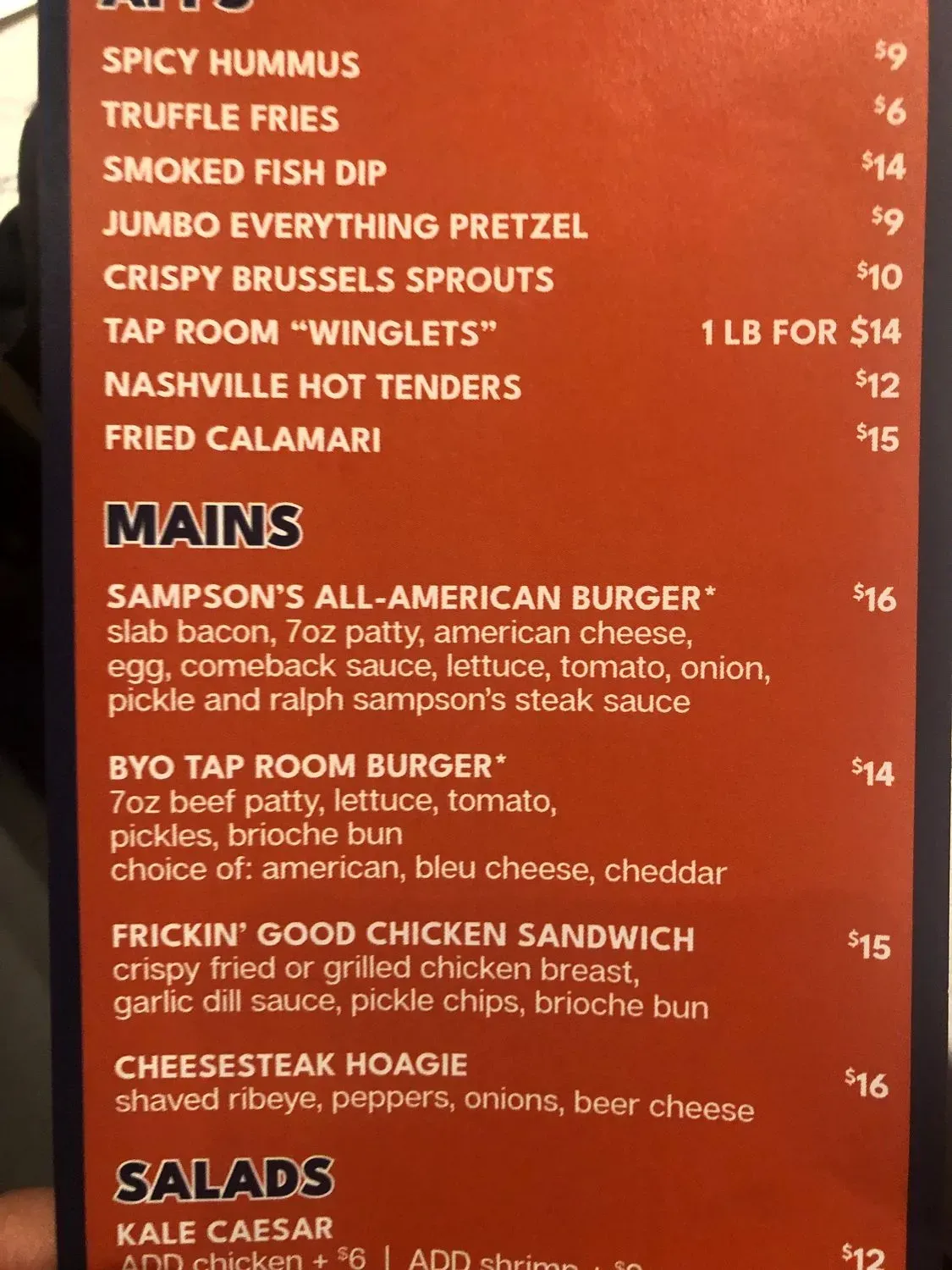 Menu 5