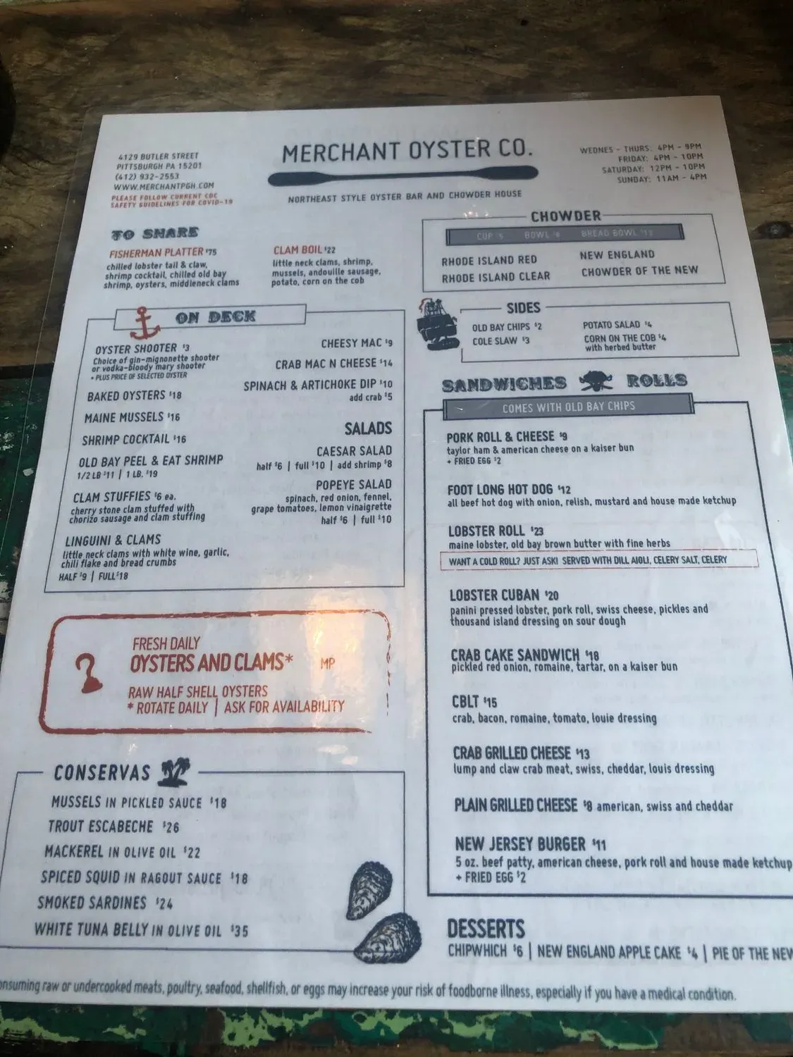 Menu 4