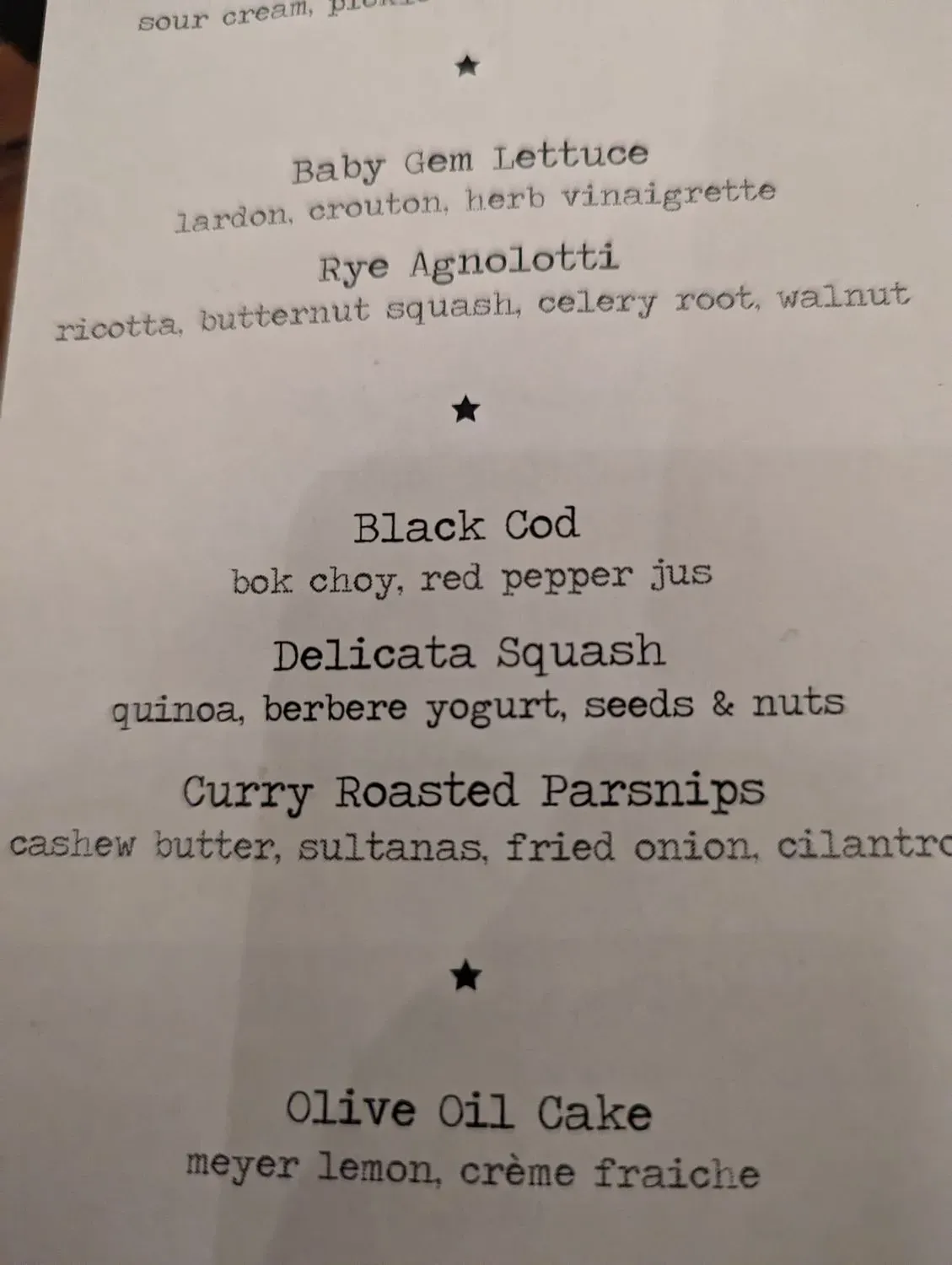 Menu 5