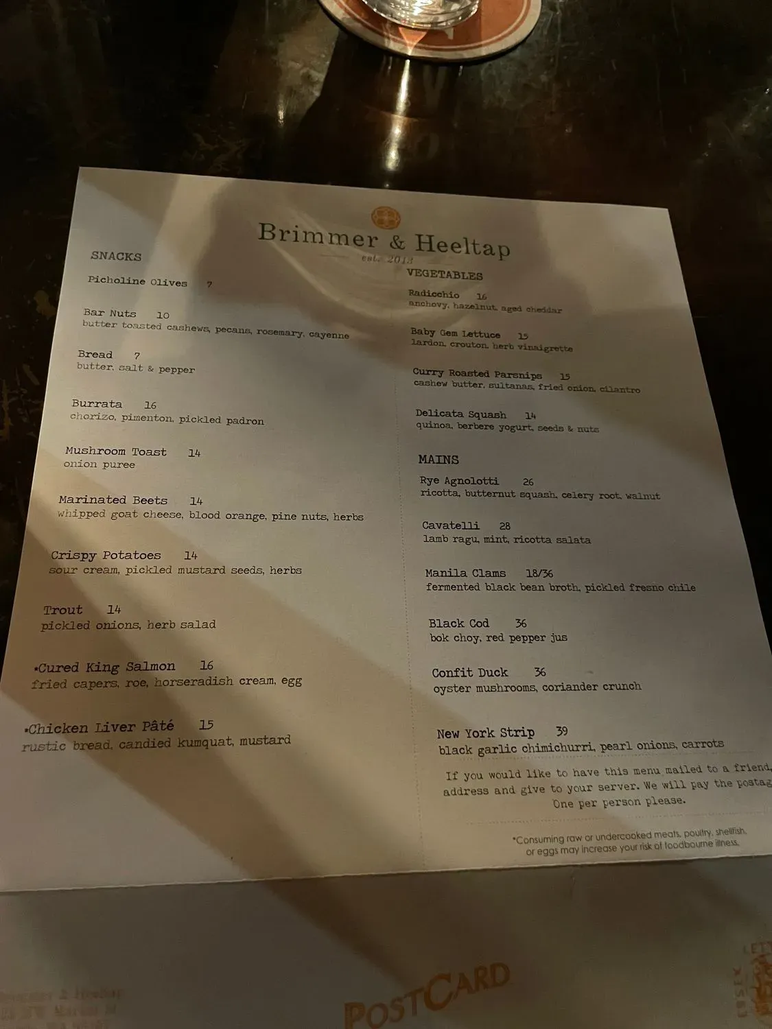 Menu 6