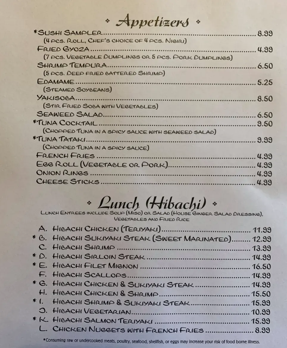 Menu 6