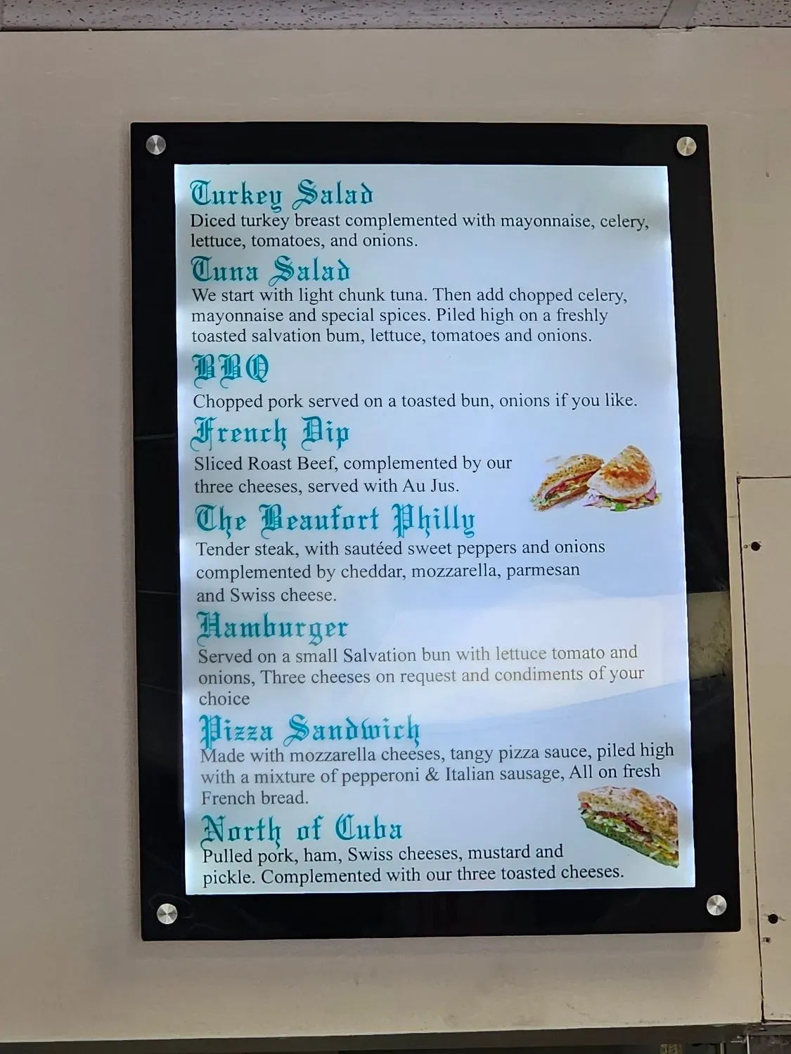 Menu 2