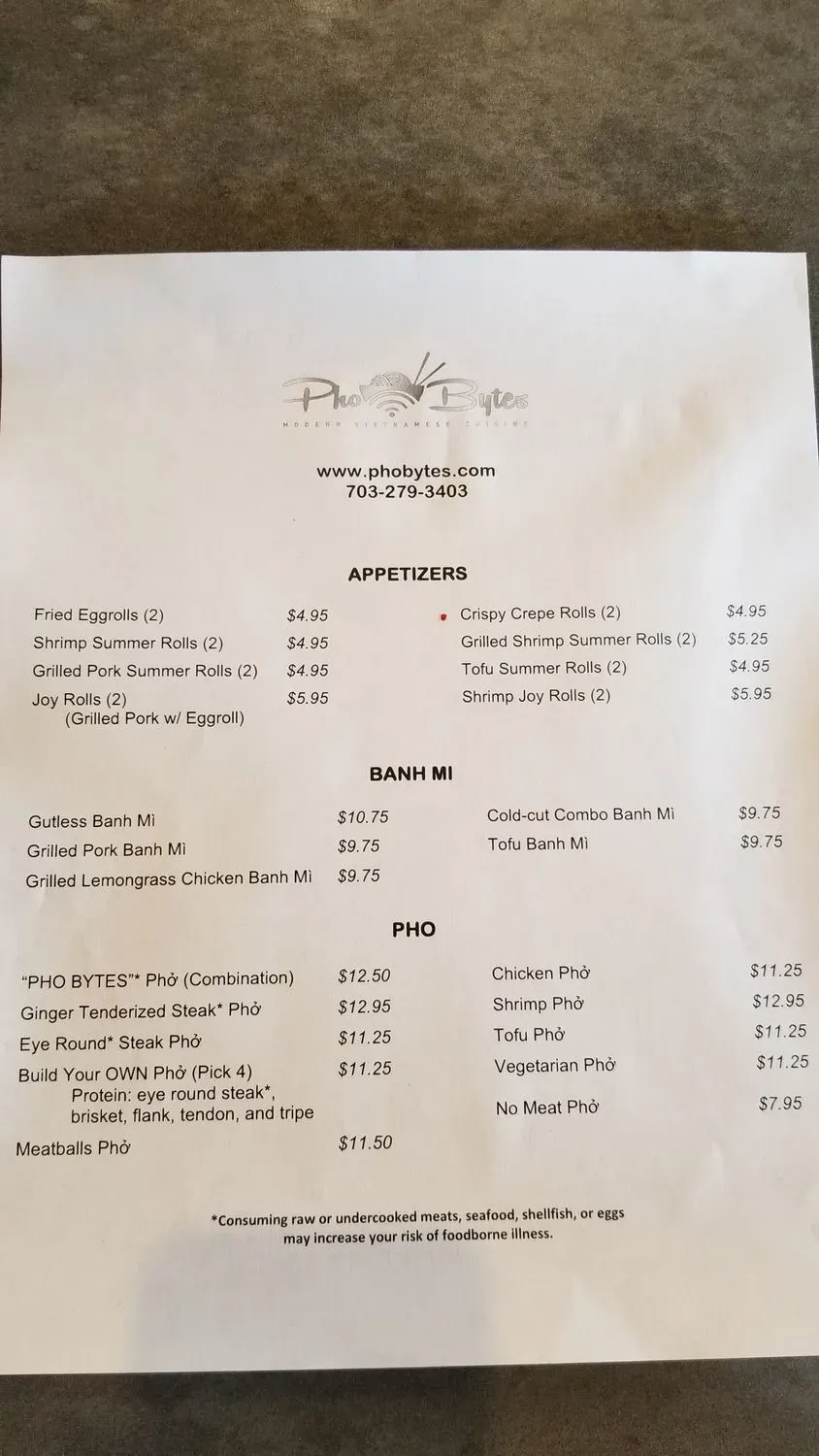 Menu 3