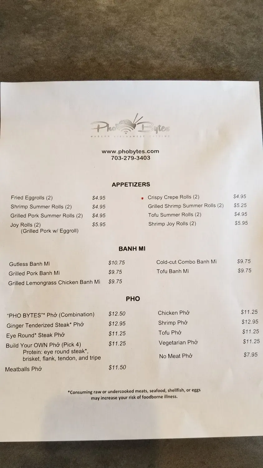 Menu 3