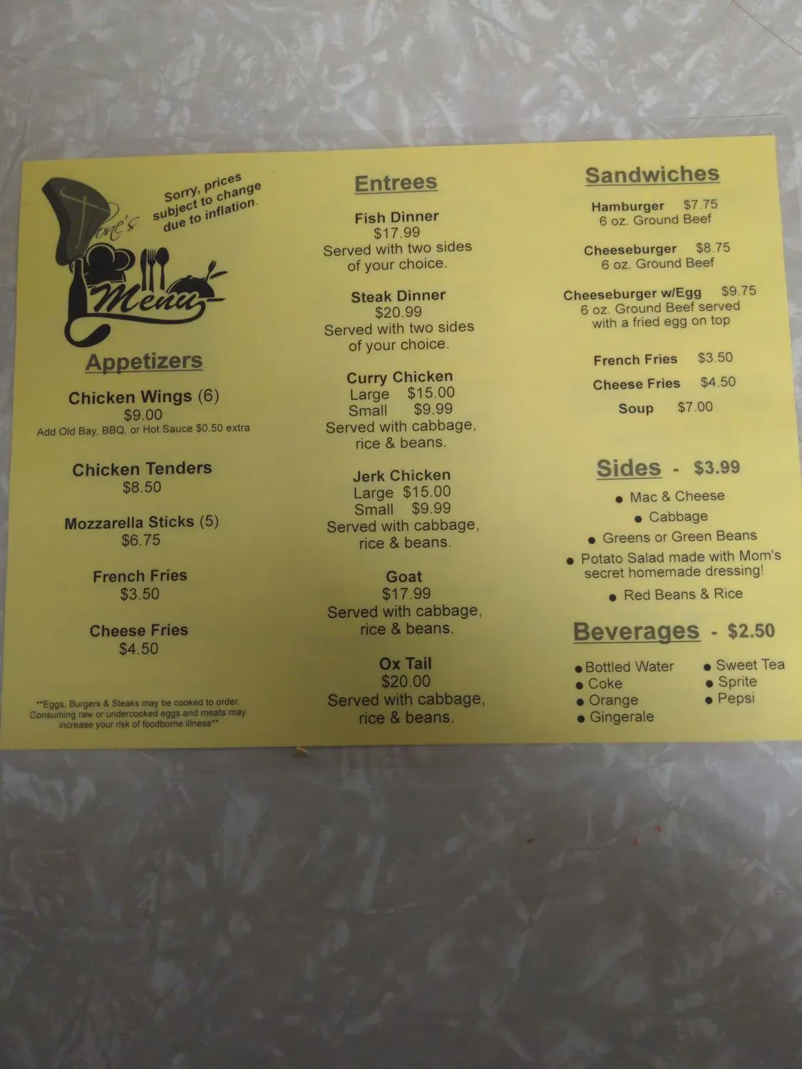 Menu 3