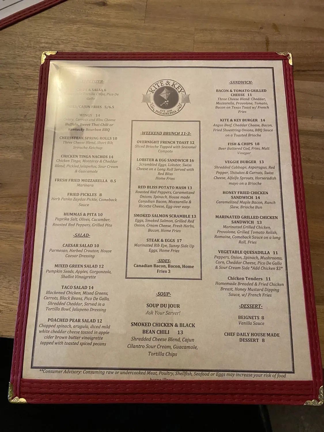 Menu 5