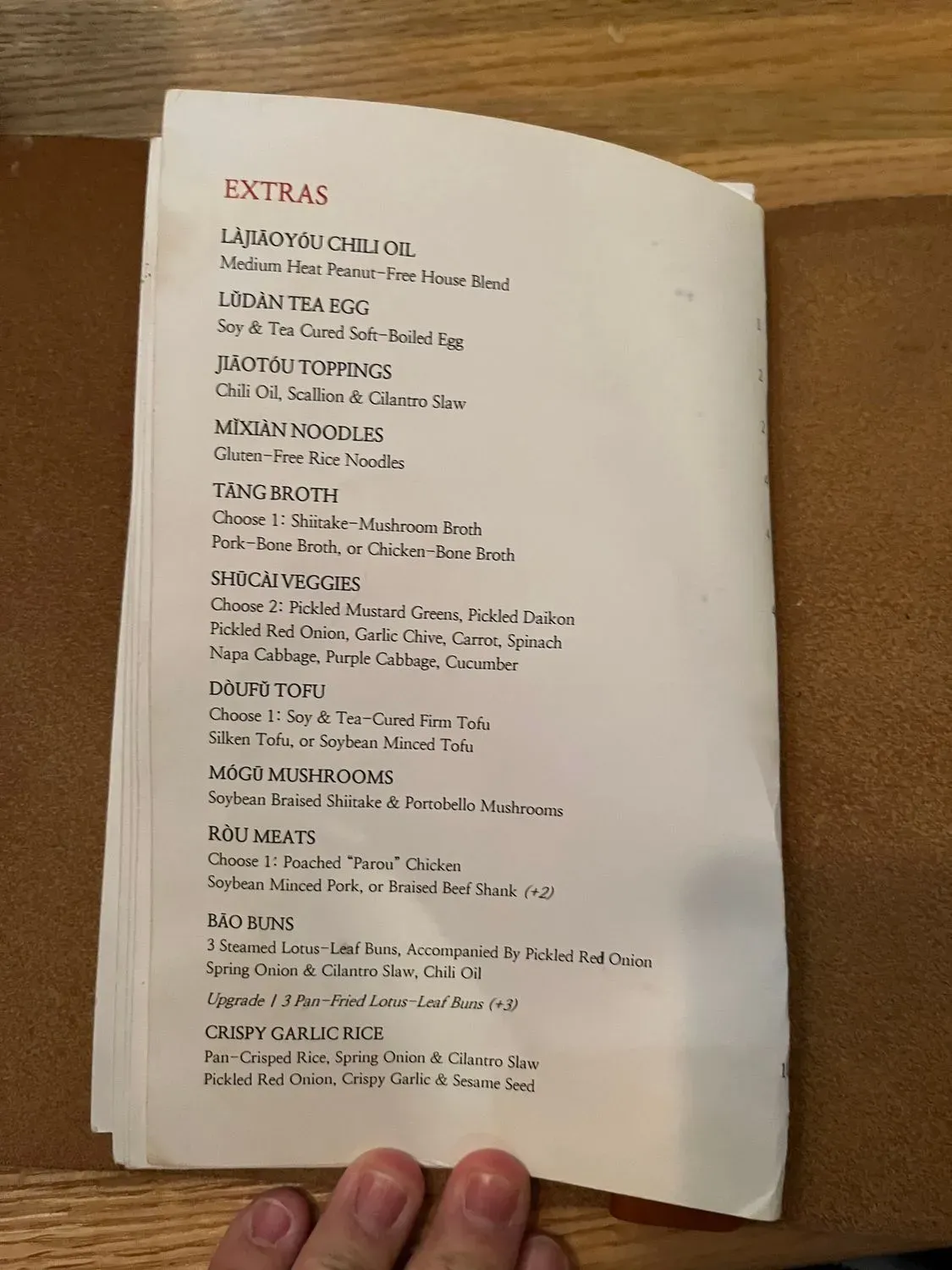 Menu 6