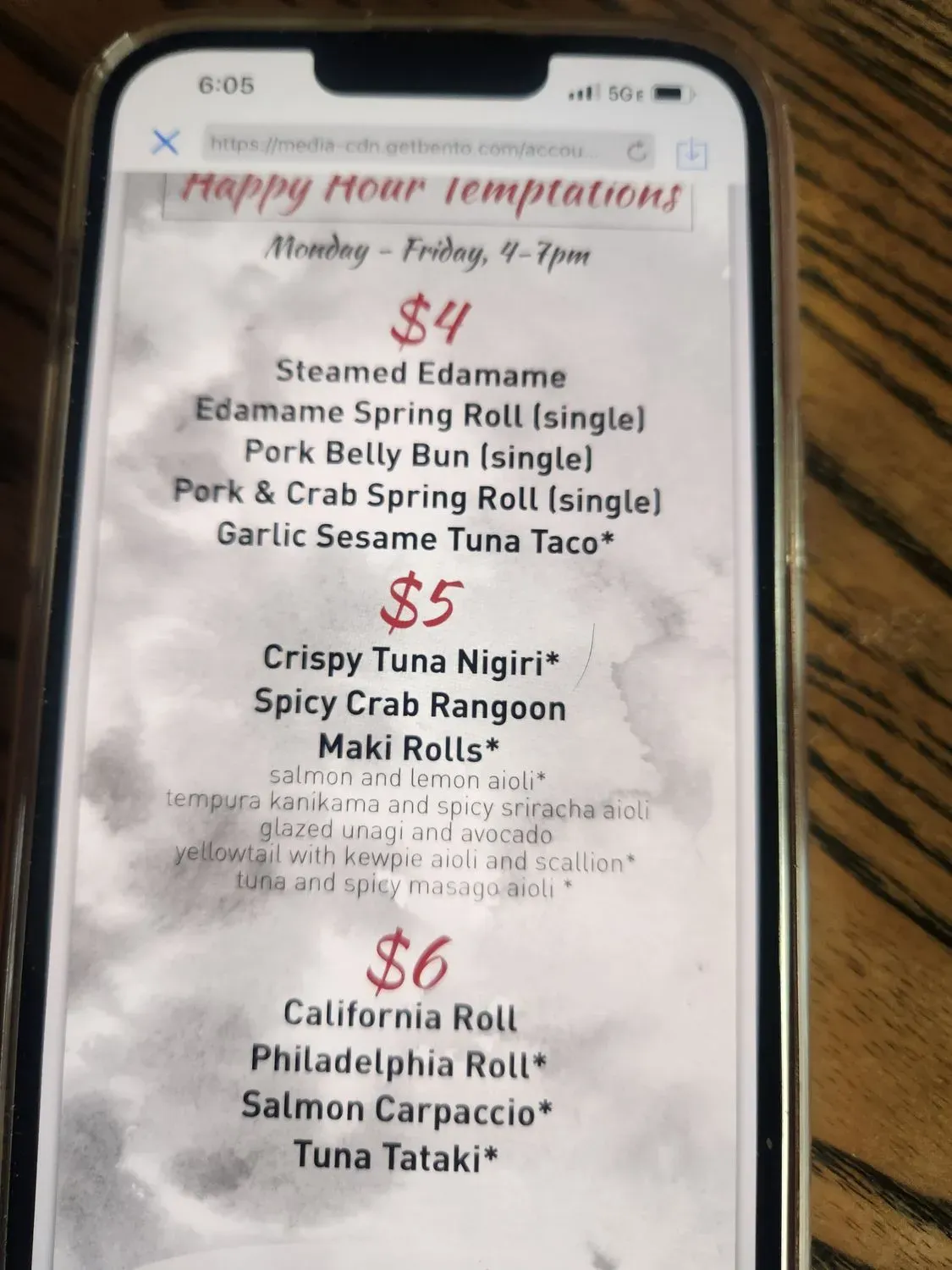 Menu 6