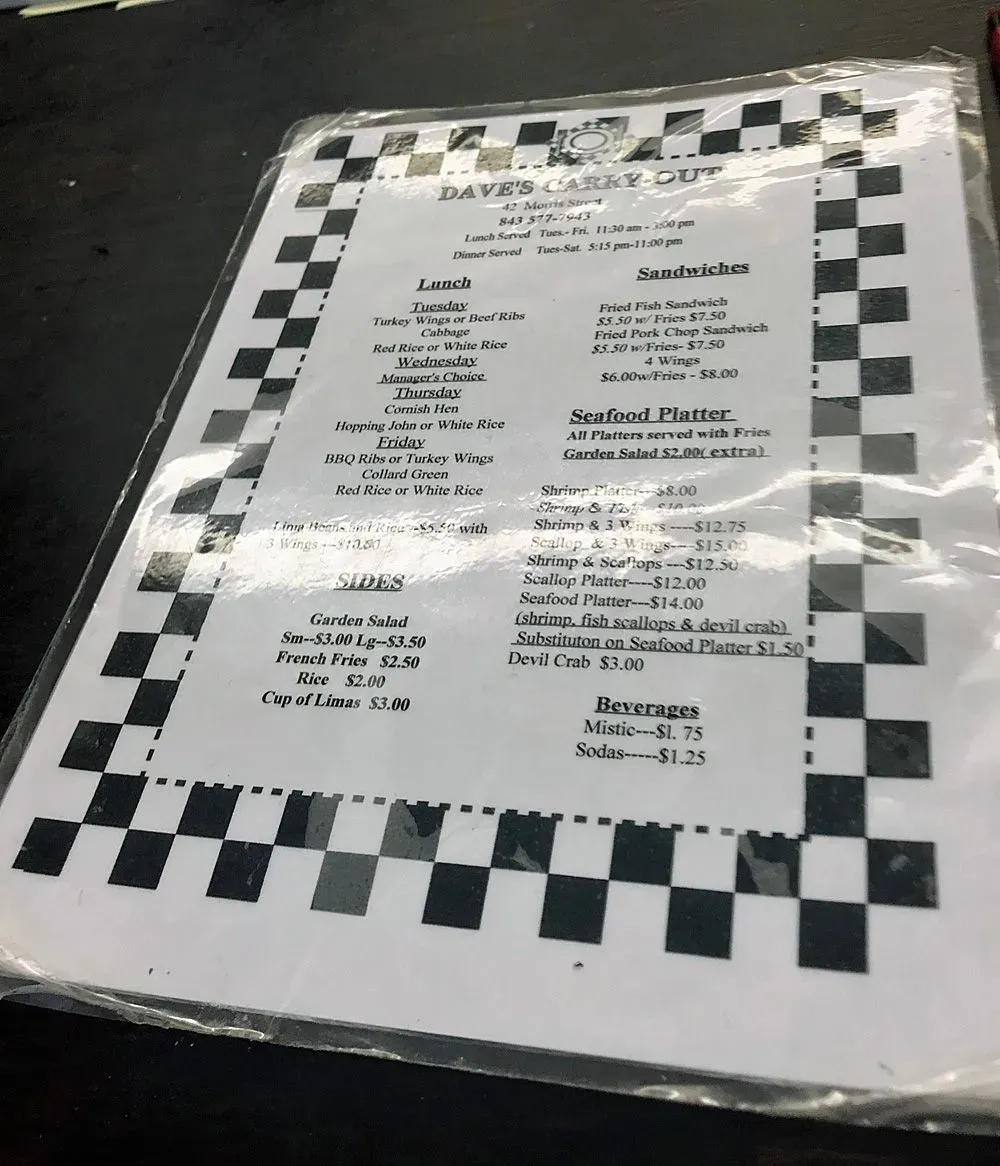 Menu 6