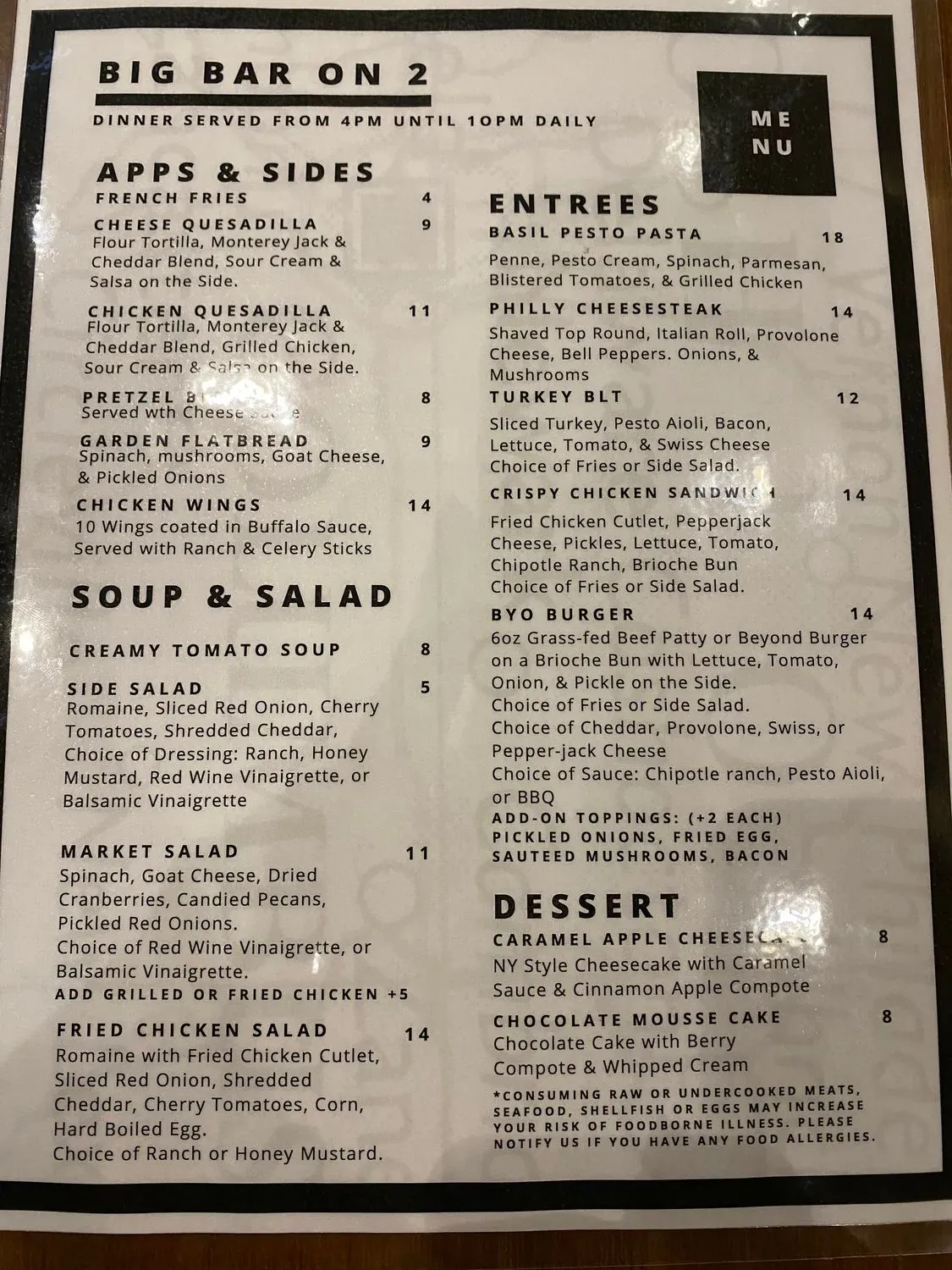 Menu 4