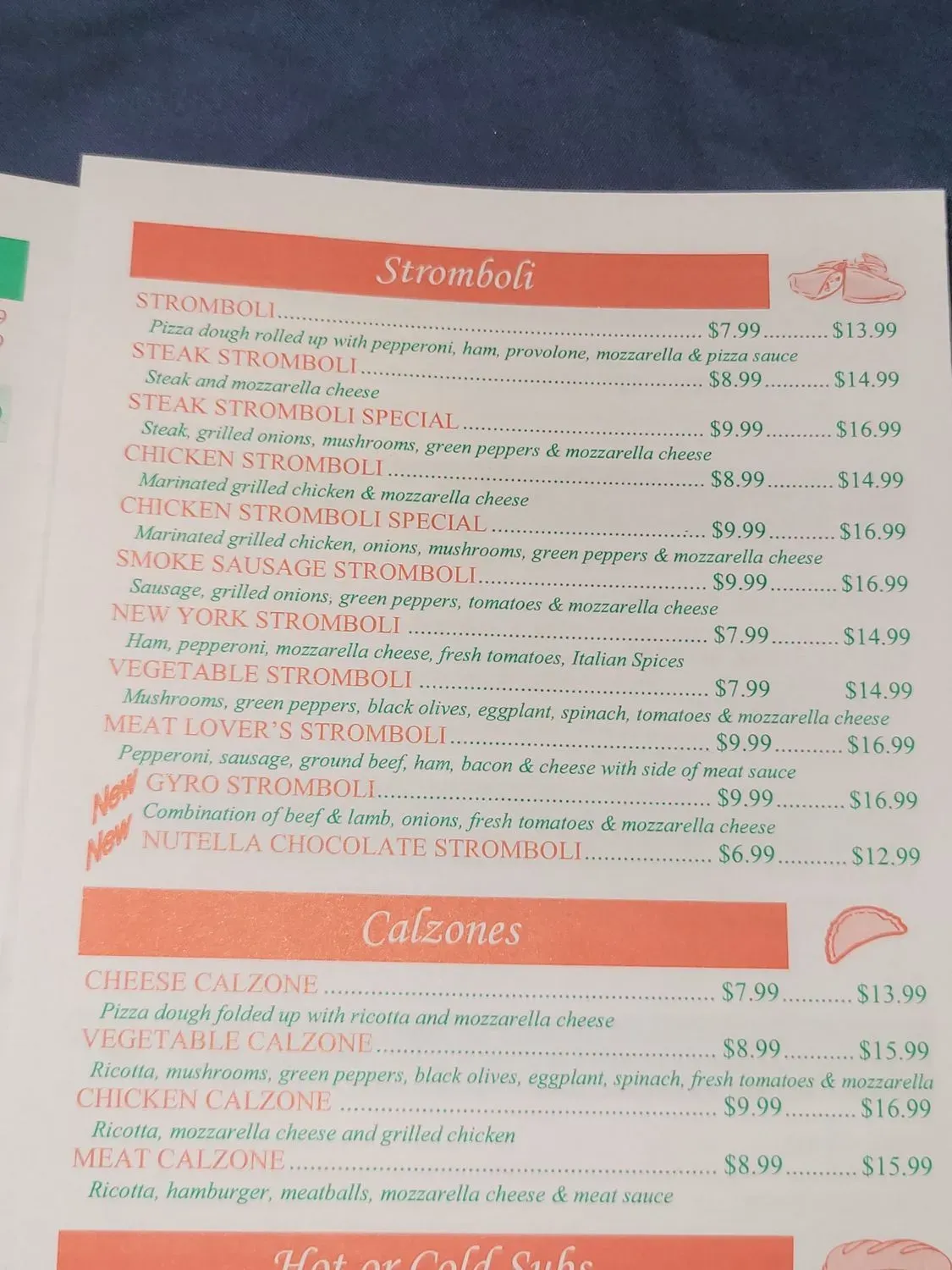 Menu 4