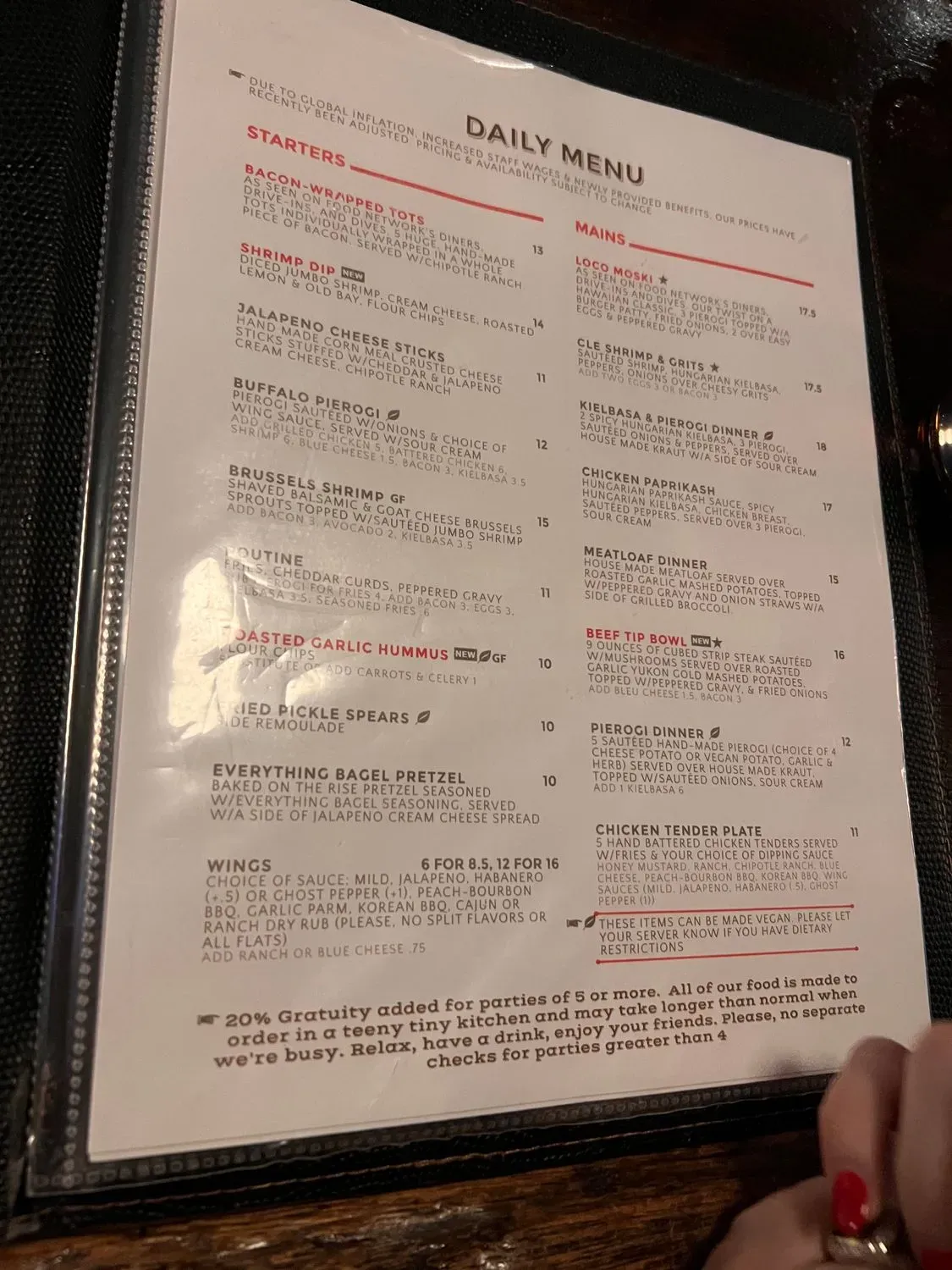 Menu 4