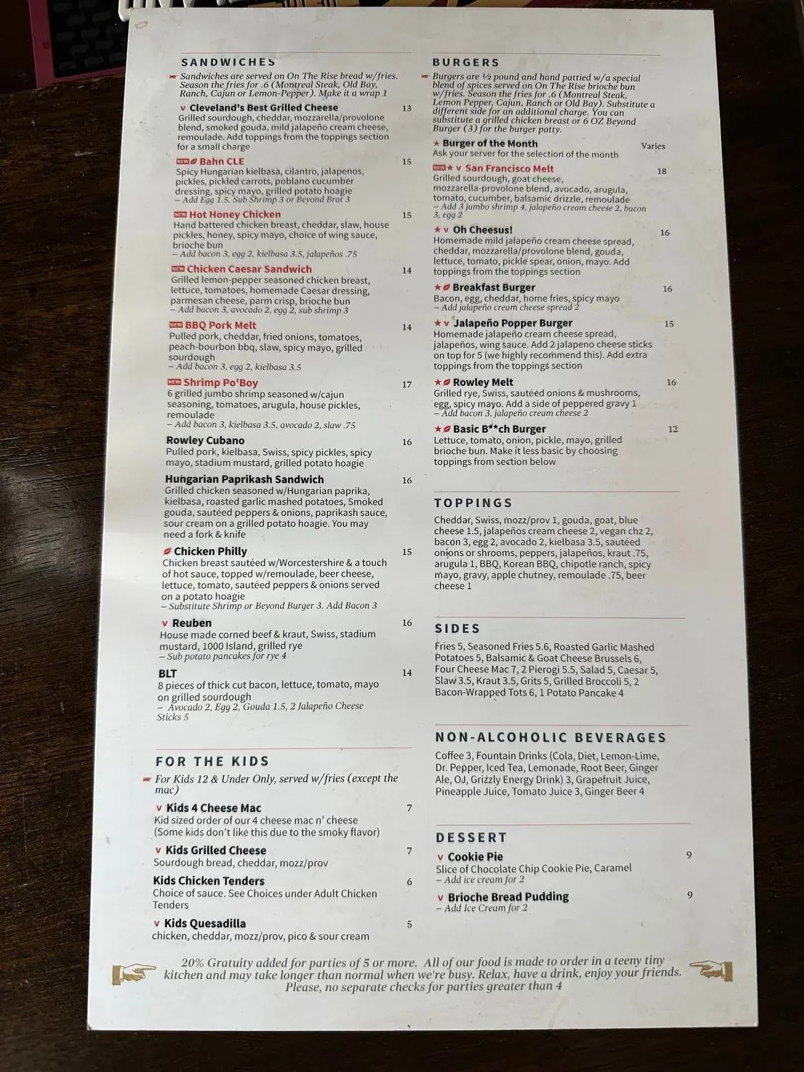 Menu 3