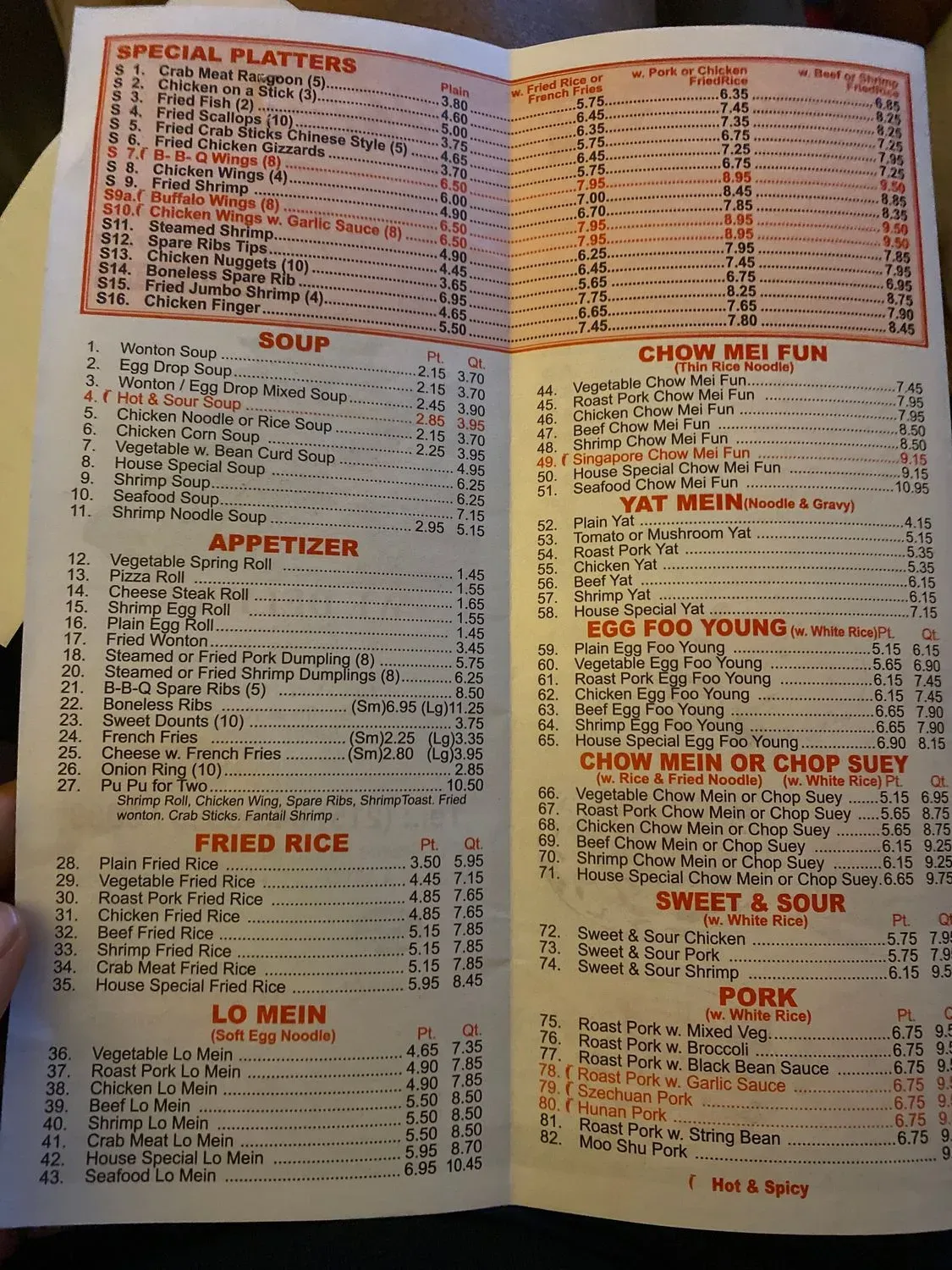 Menu 2