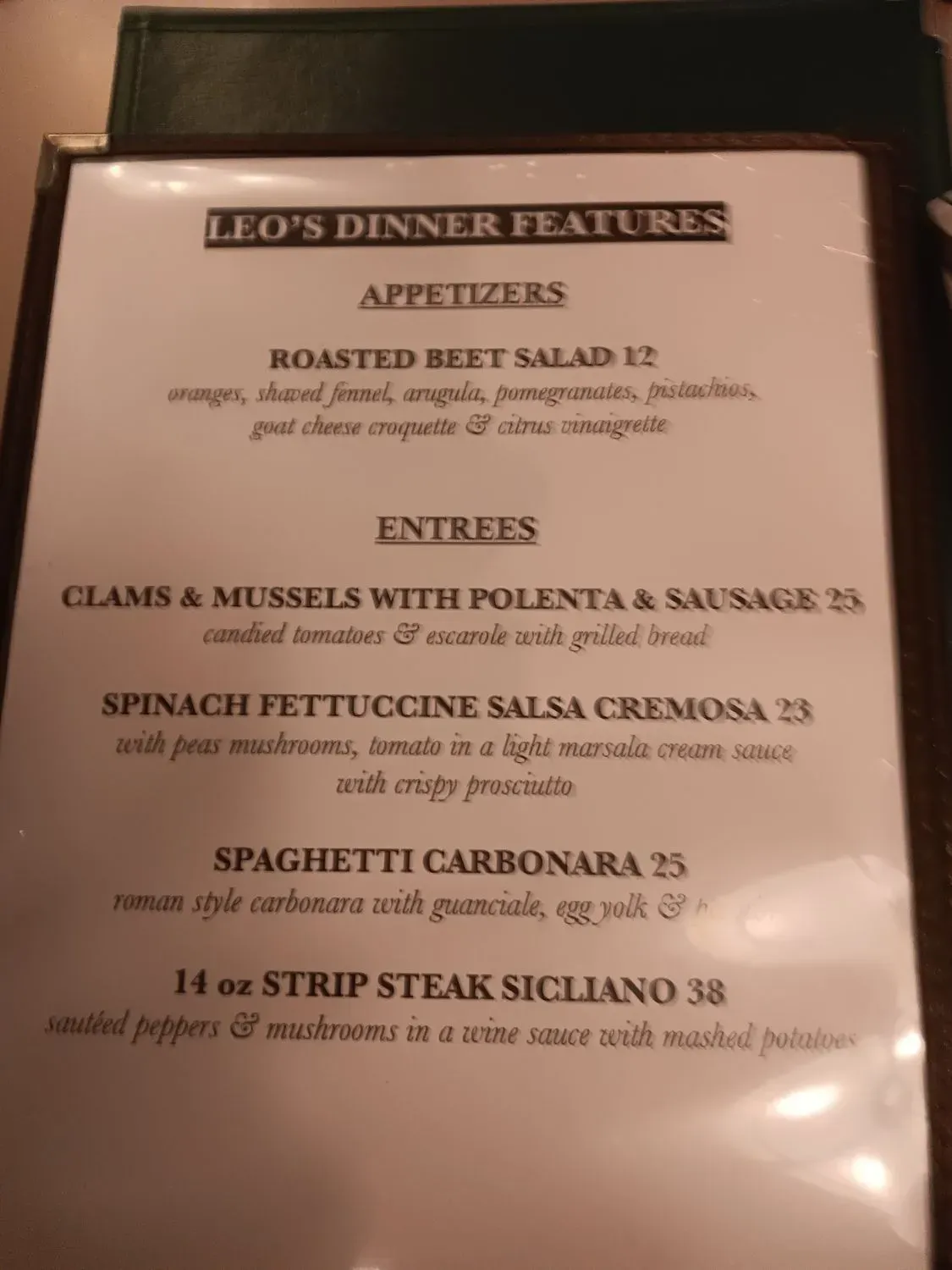 Menu 2