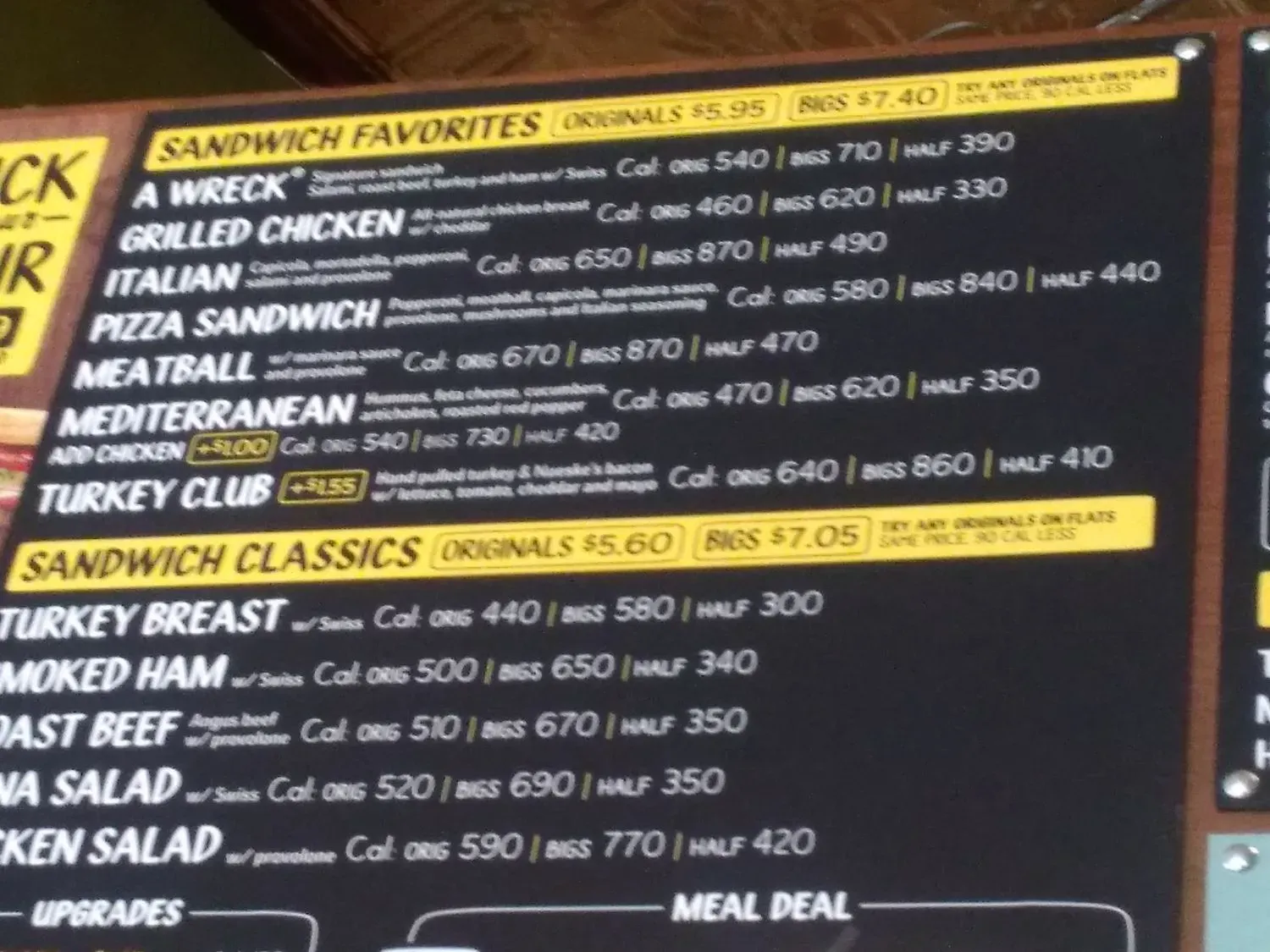 Menu 4