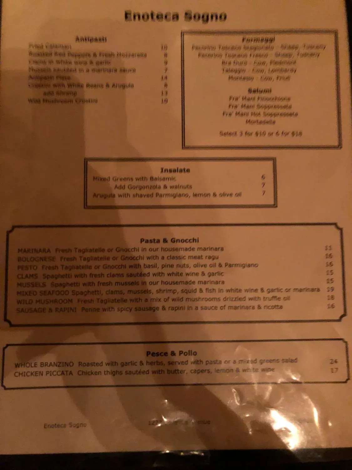 Menu 5