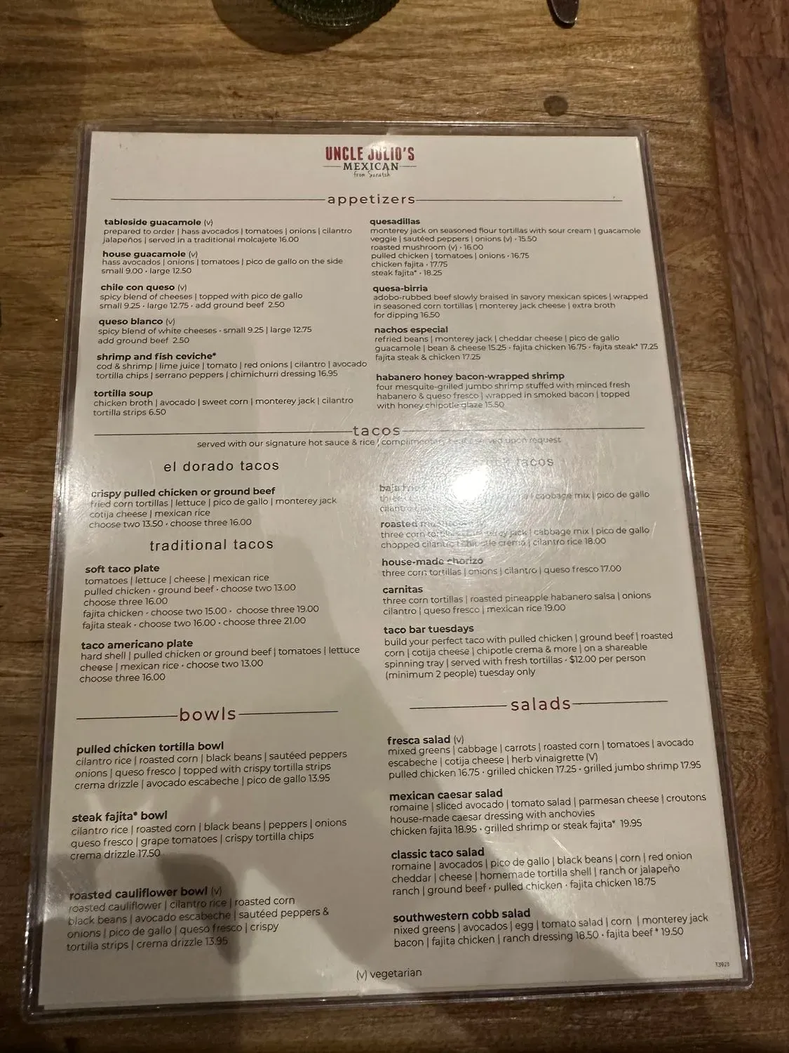 Menu 5