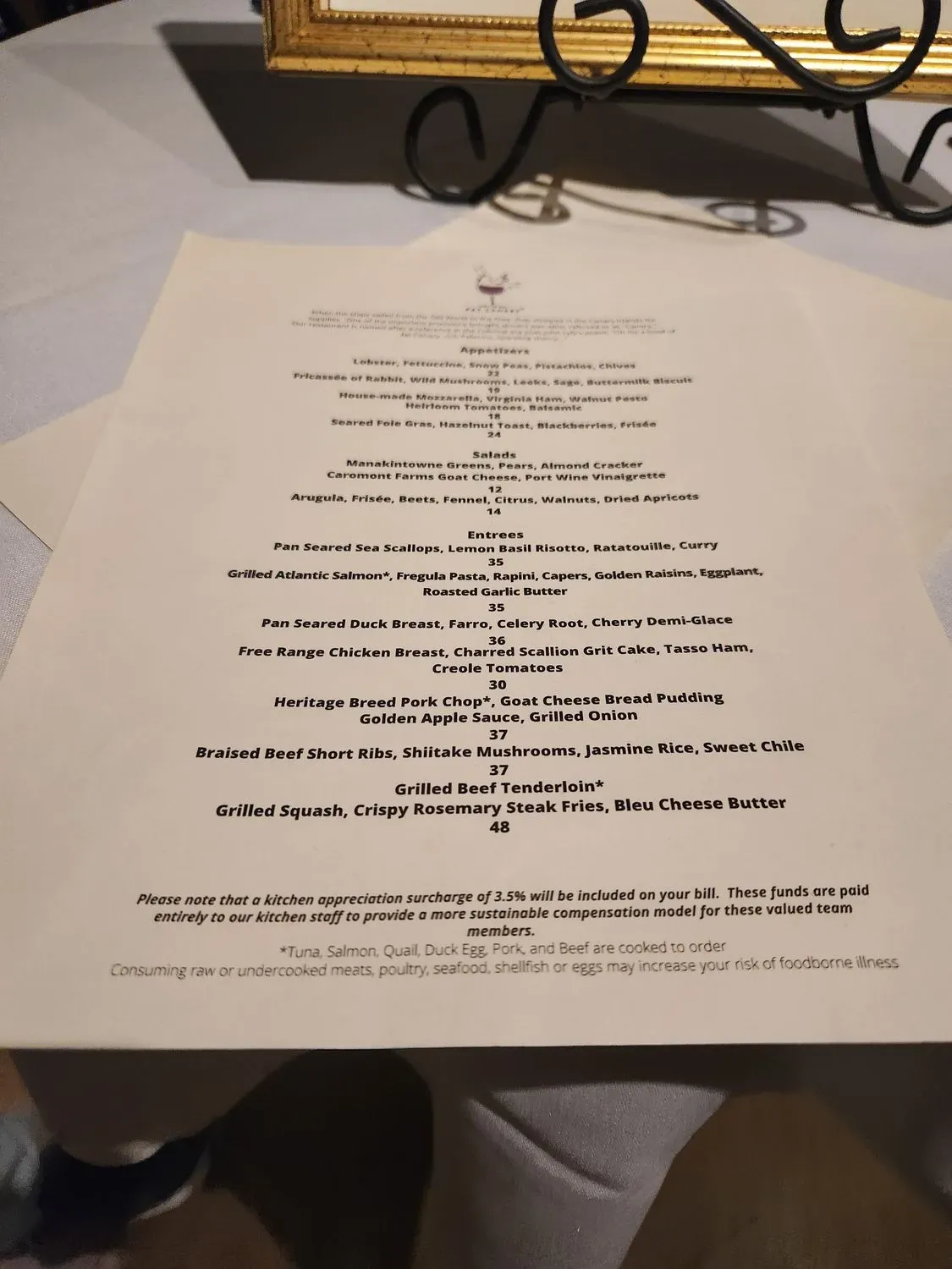 Menu 5