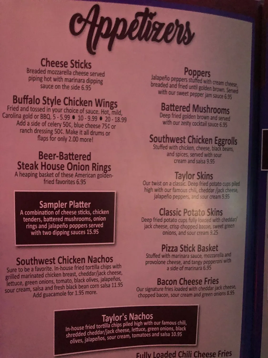 Menu 3