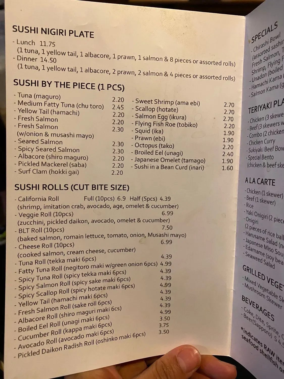 Menu 3