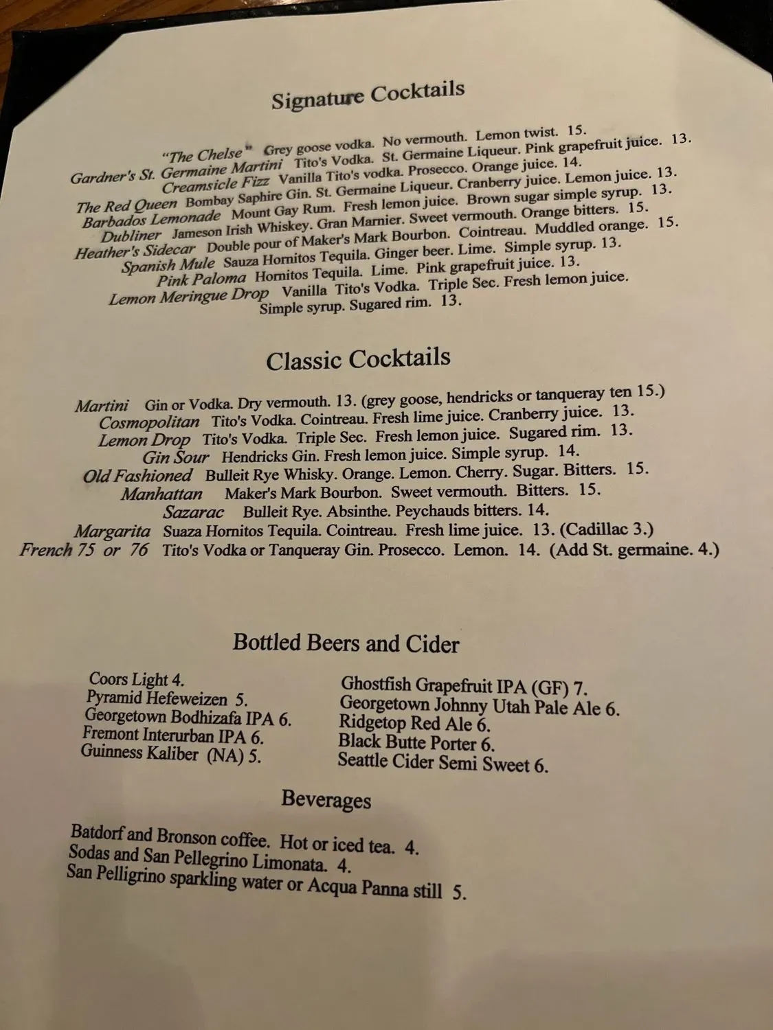 Menu 2