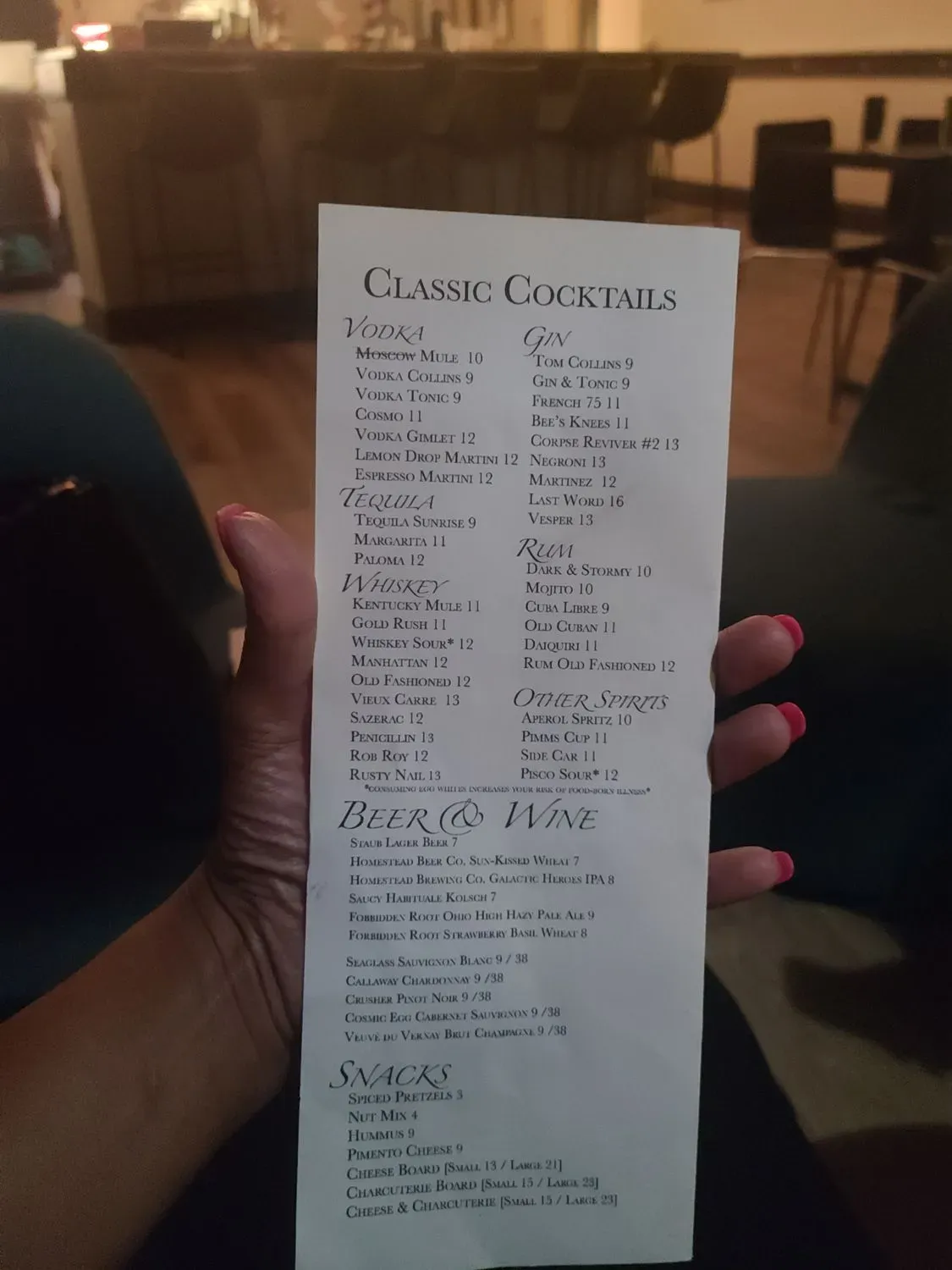 Menu 4