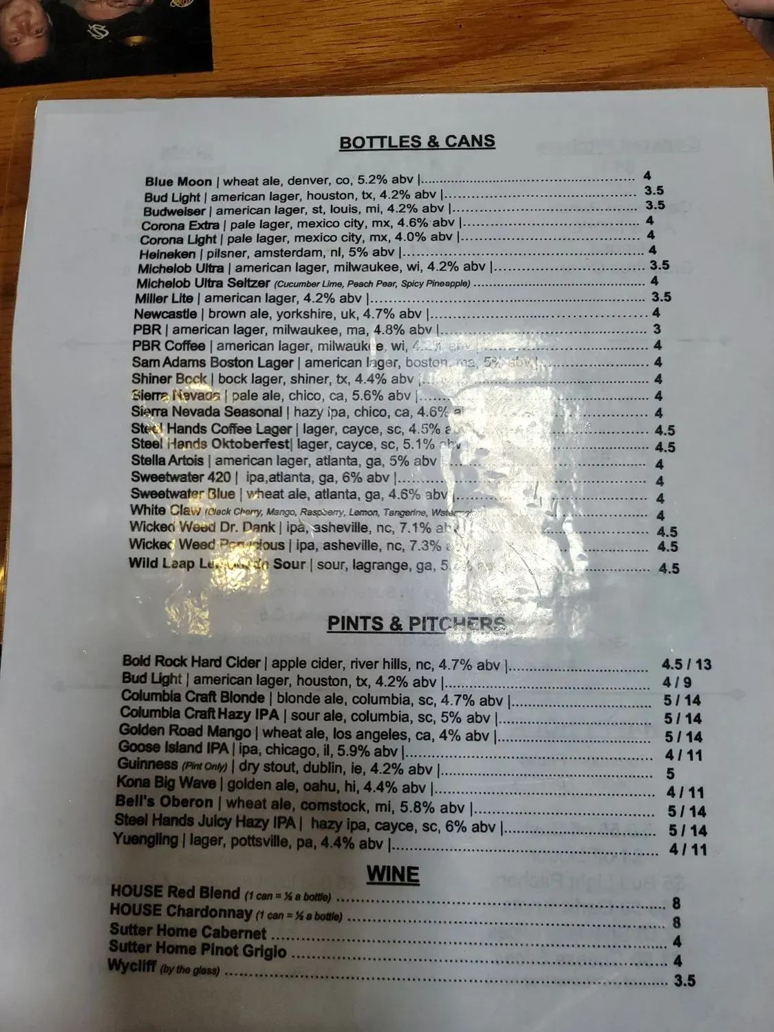 Menu 3