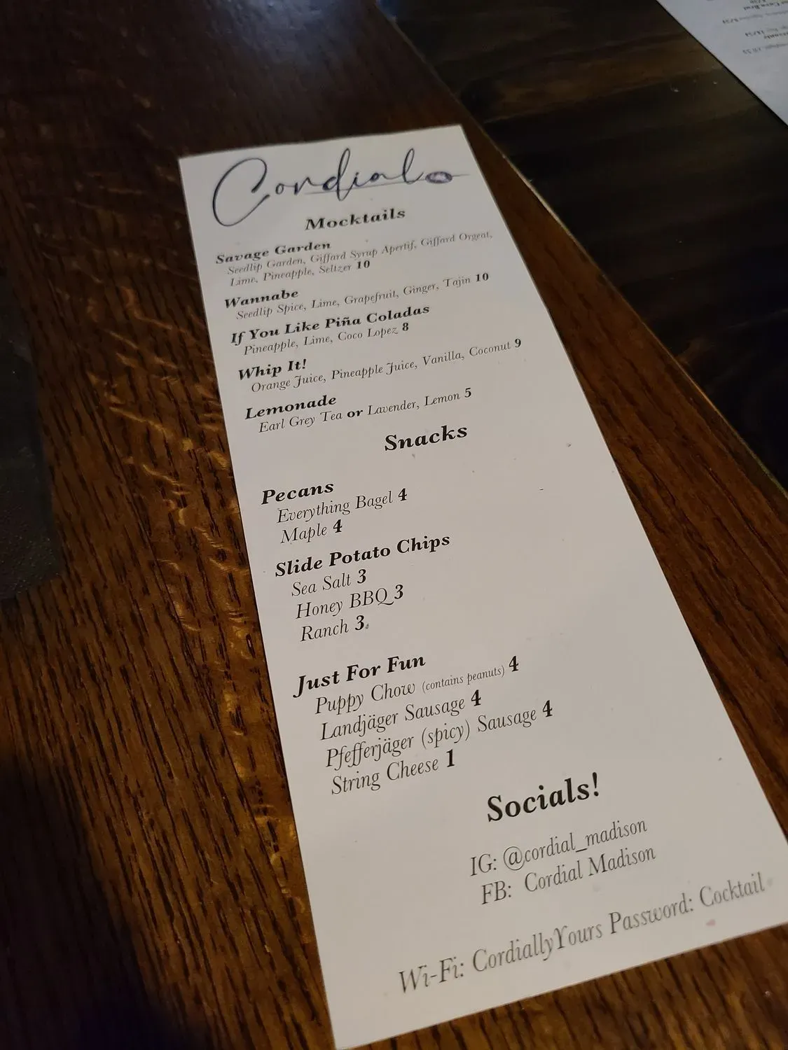 Menu 4