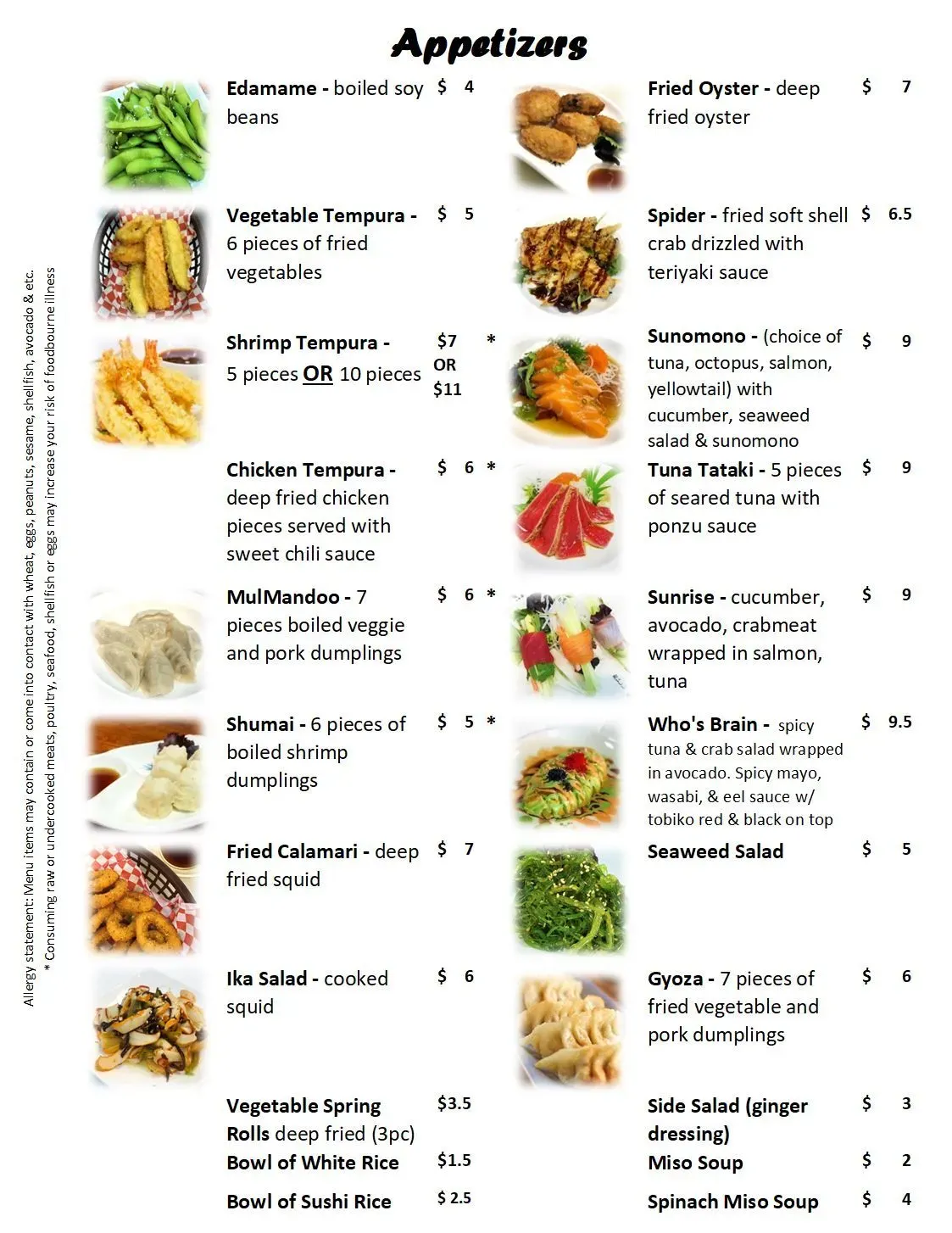 Menu 2