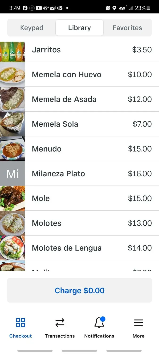 Menu 4