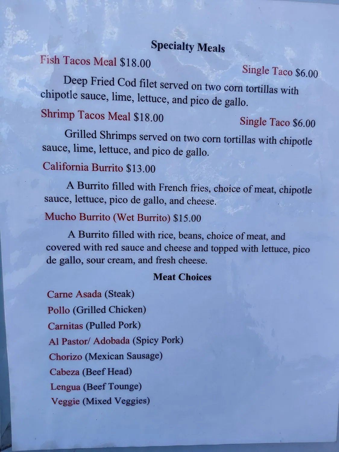 Menu 4