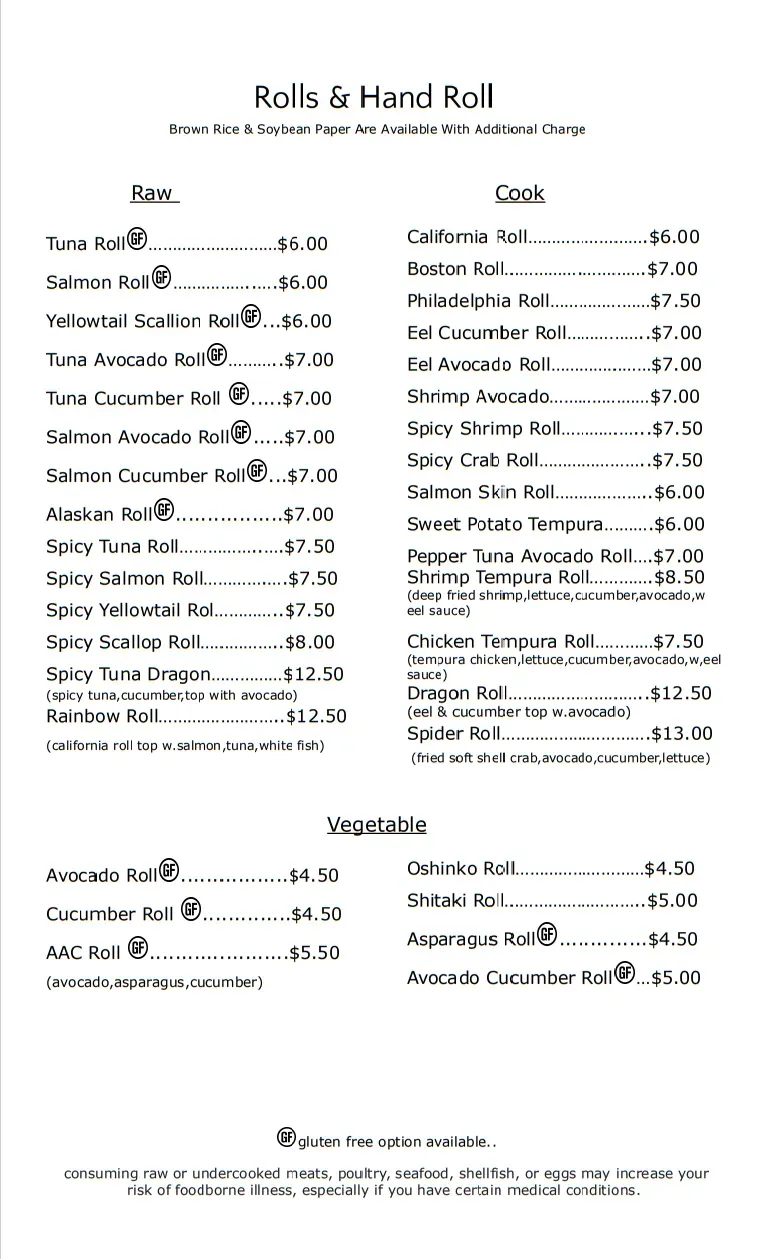 Menu 5