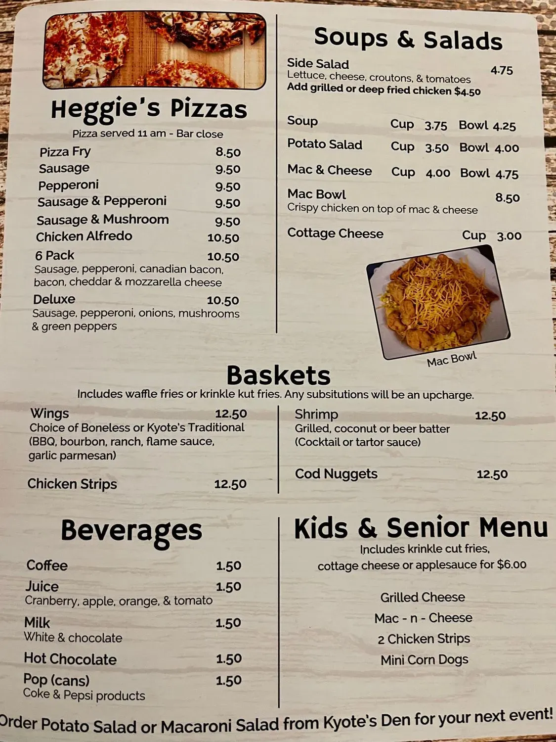 Menu 2