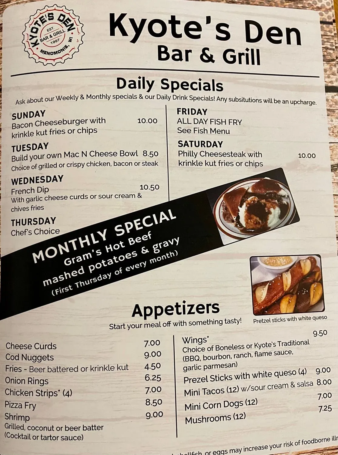 Menu 4