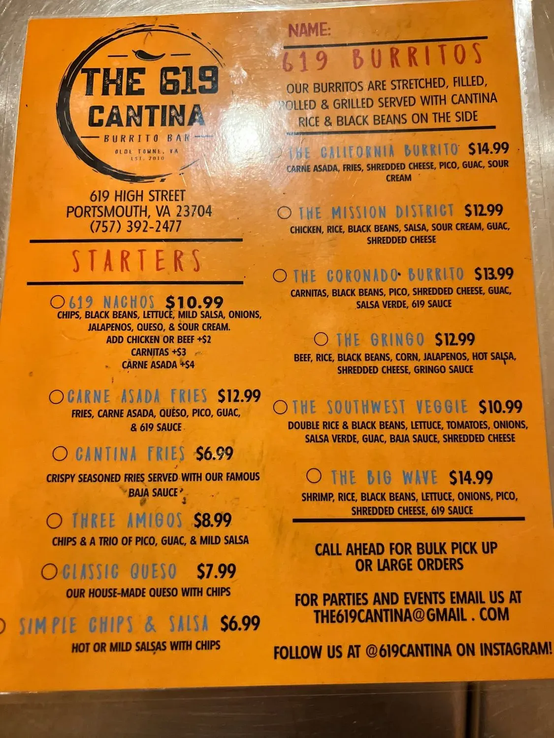 Menu 3