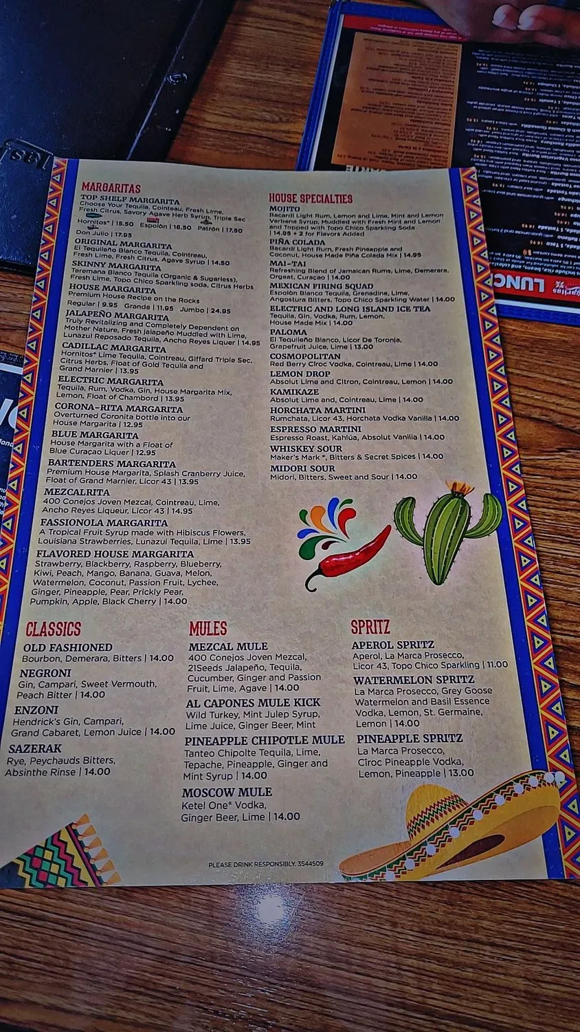 Menu 5