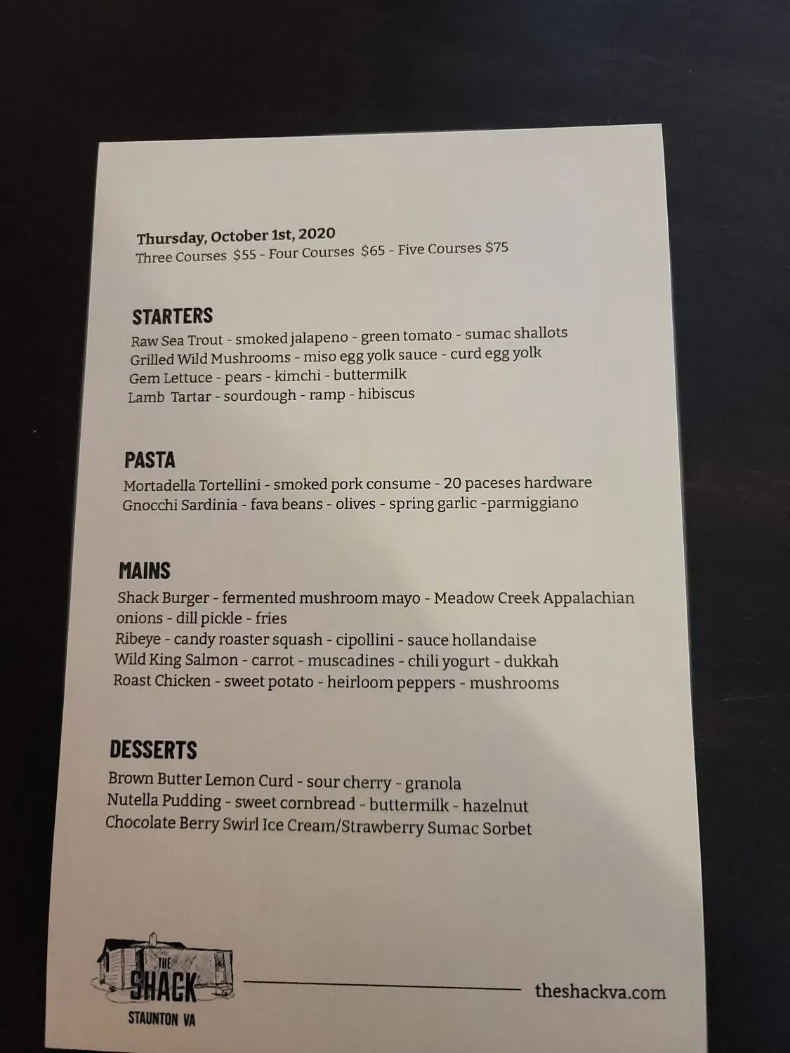 Menu 4