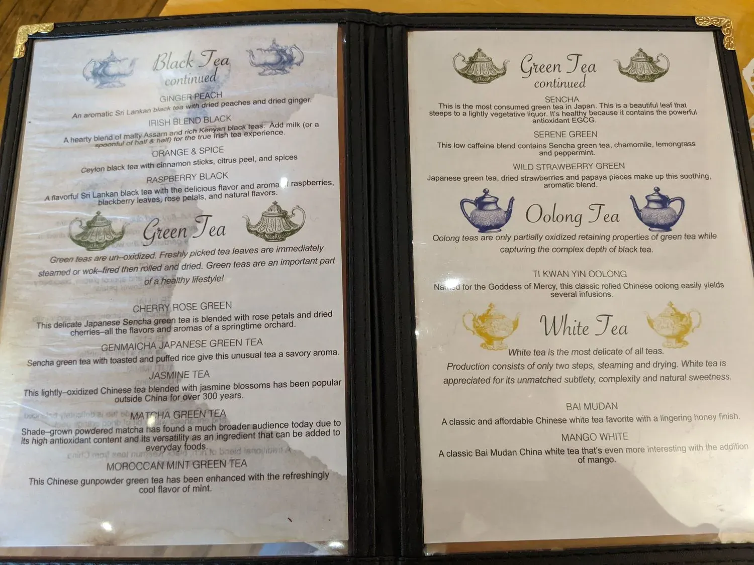 The BonBonerie Menu - Updated October 2025