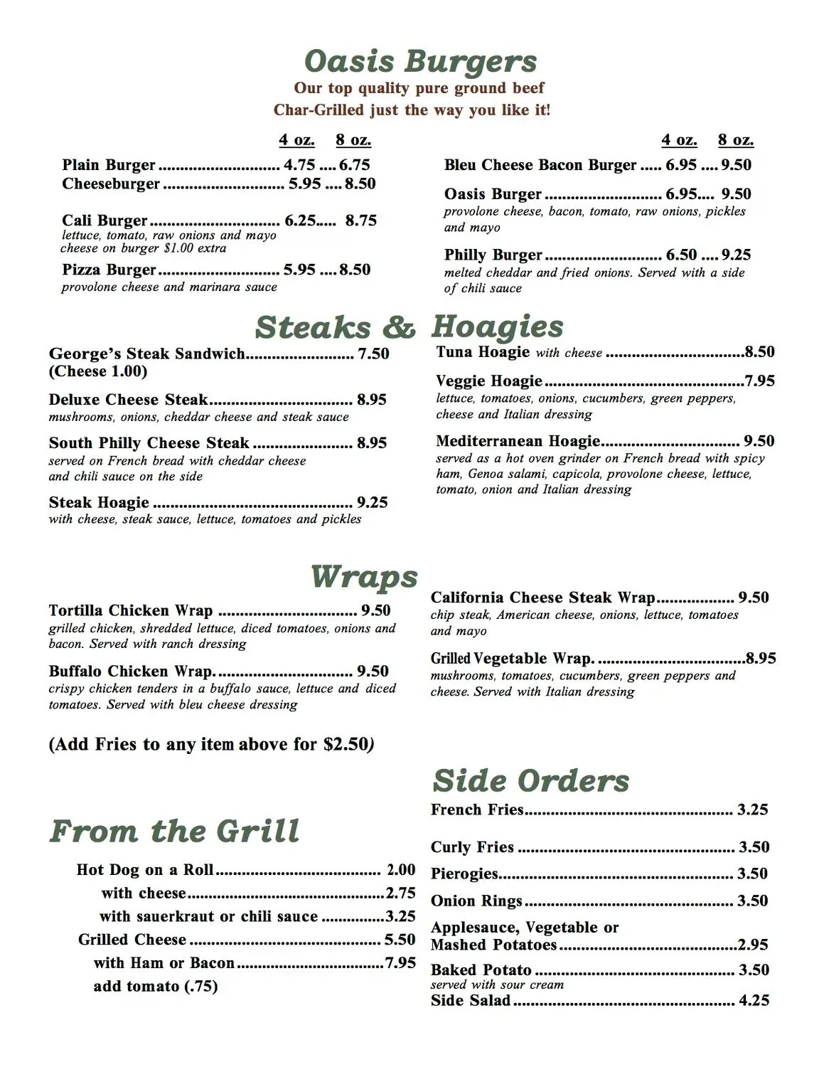 Menu 4