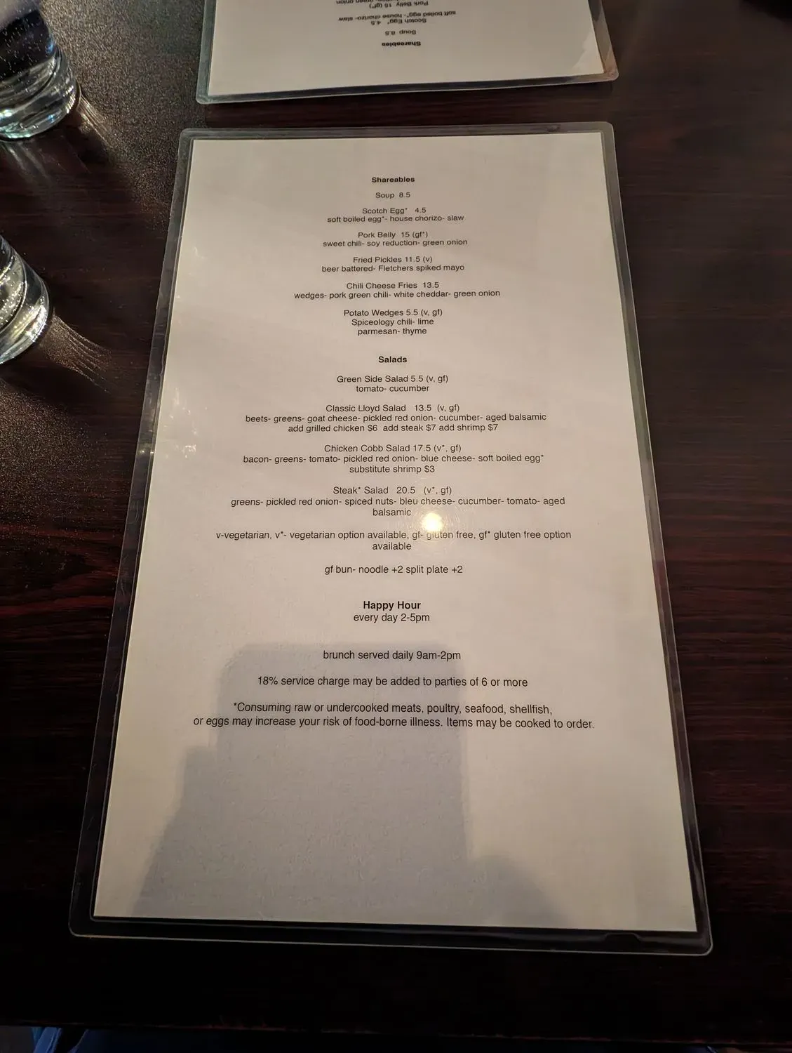 Menu 6